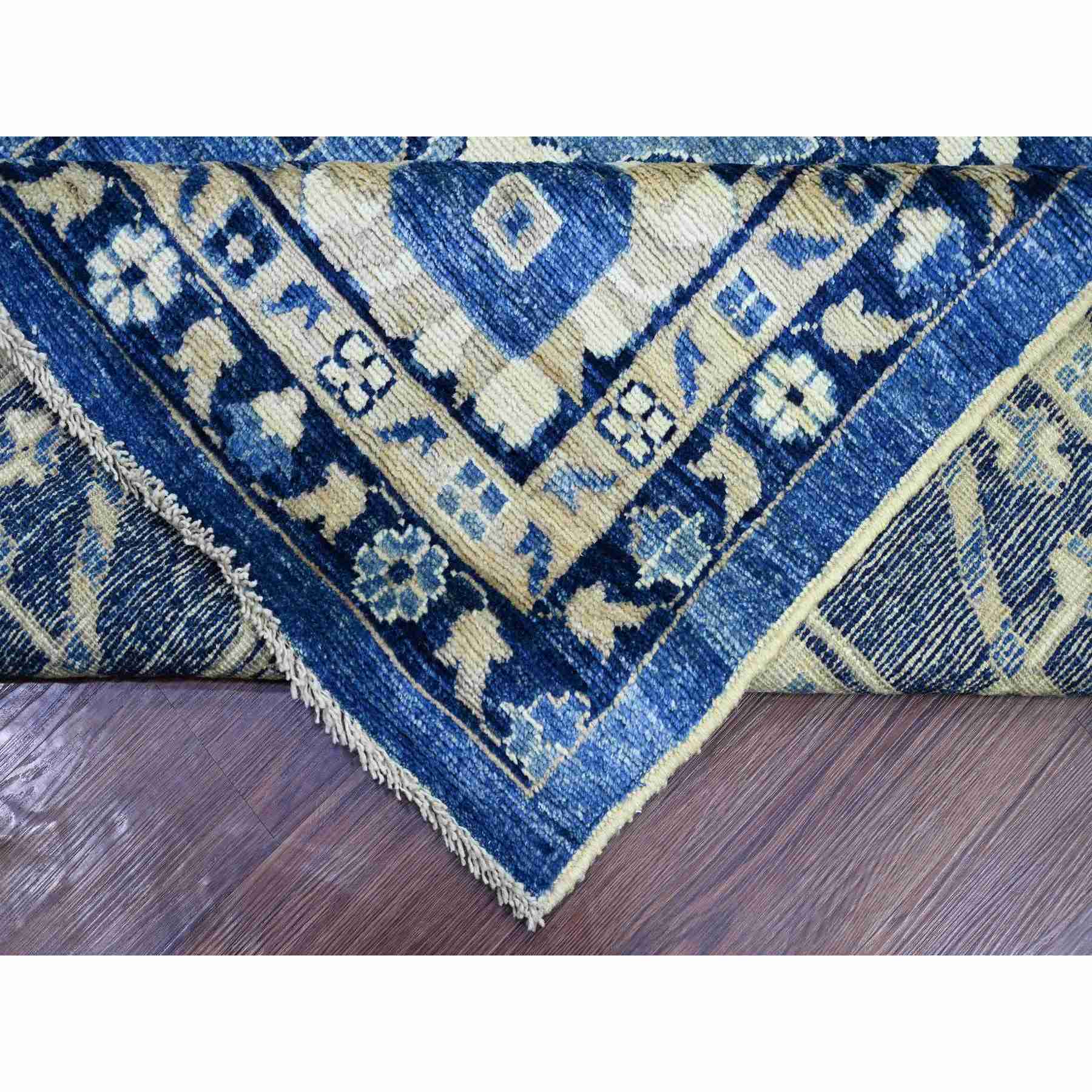 Oushak-And-Peshawar-Hand-Knotted-Rug-110910