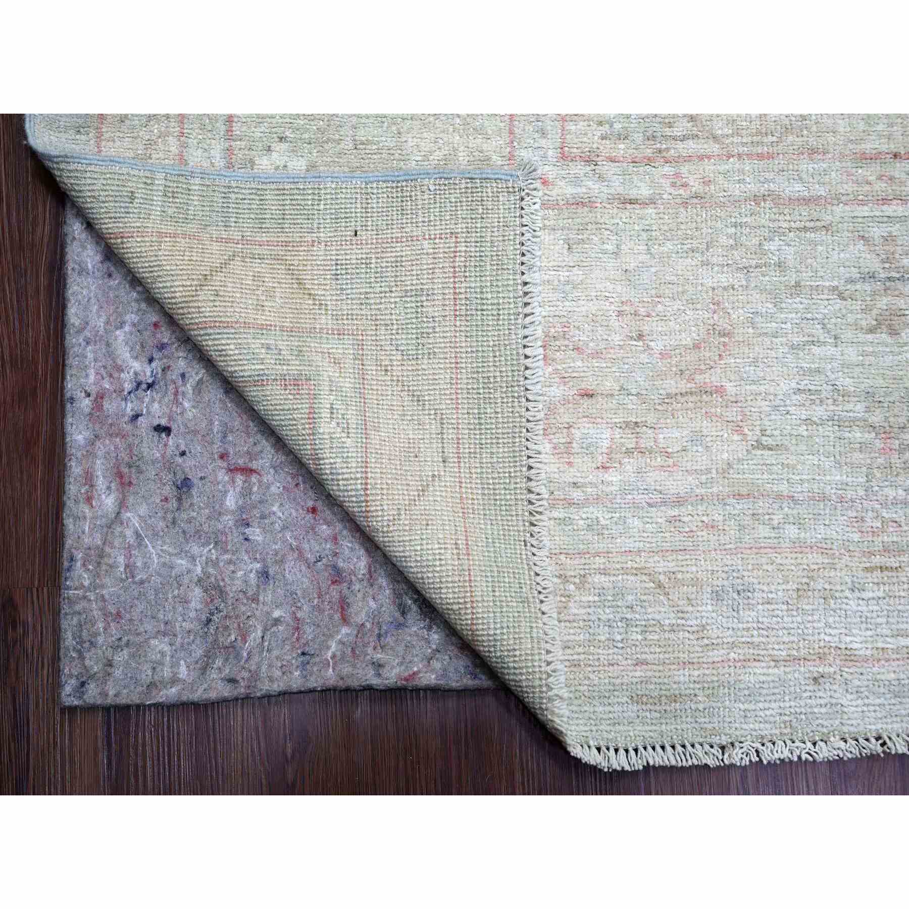 Oushak-And-Peshawar-Hand-Knotted-Rug-110915