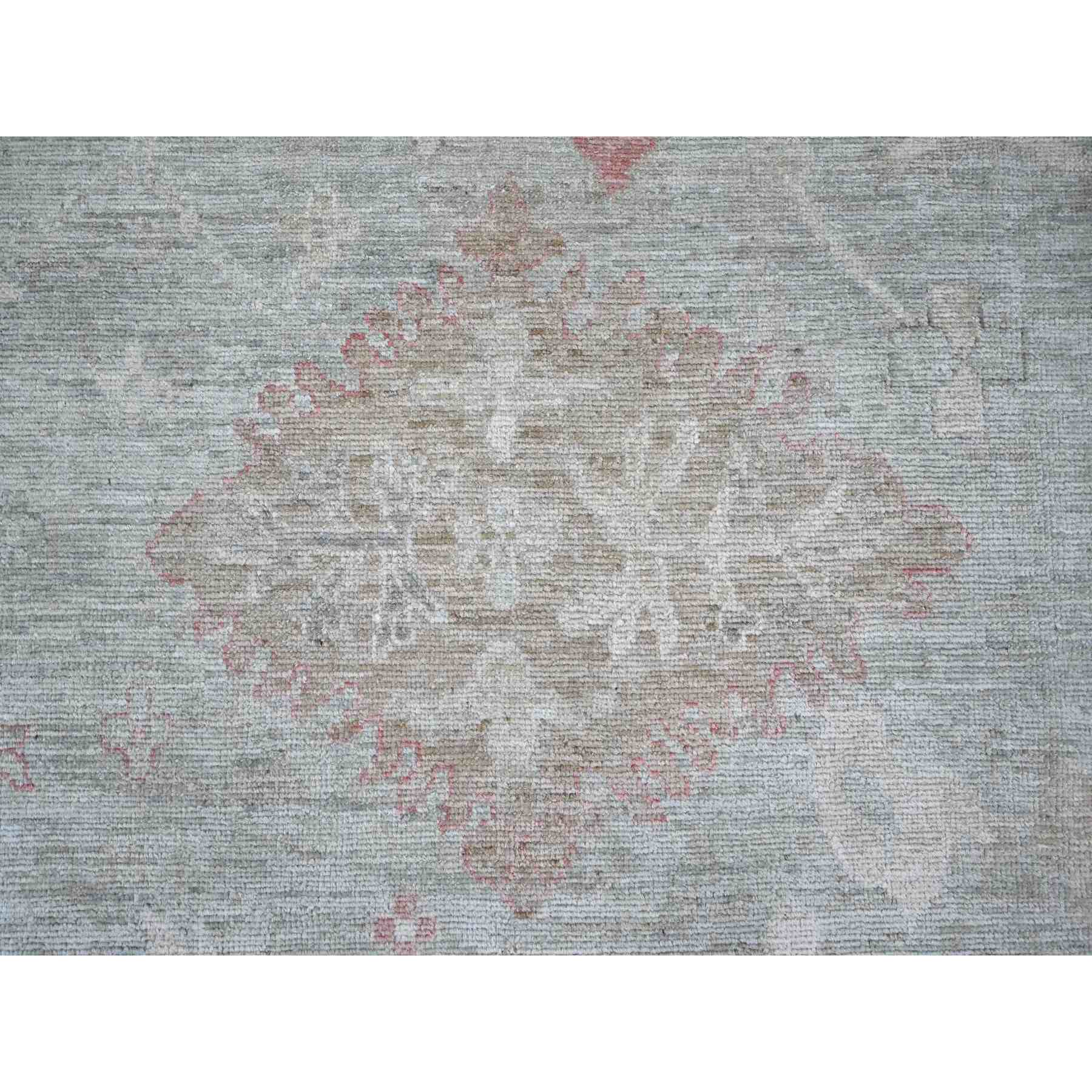 Oushak-And-Peshawar-Hand-Knotted-Rug-110915