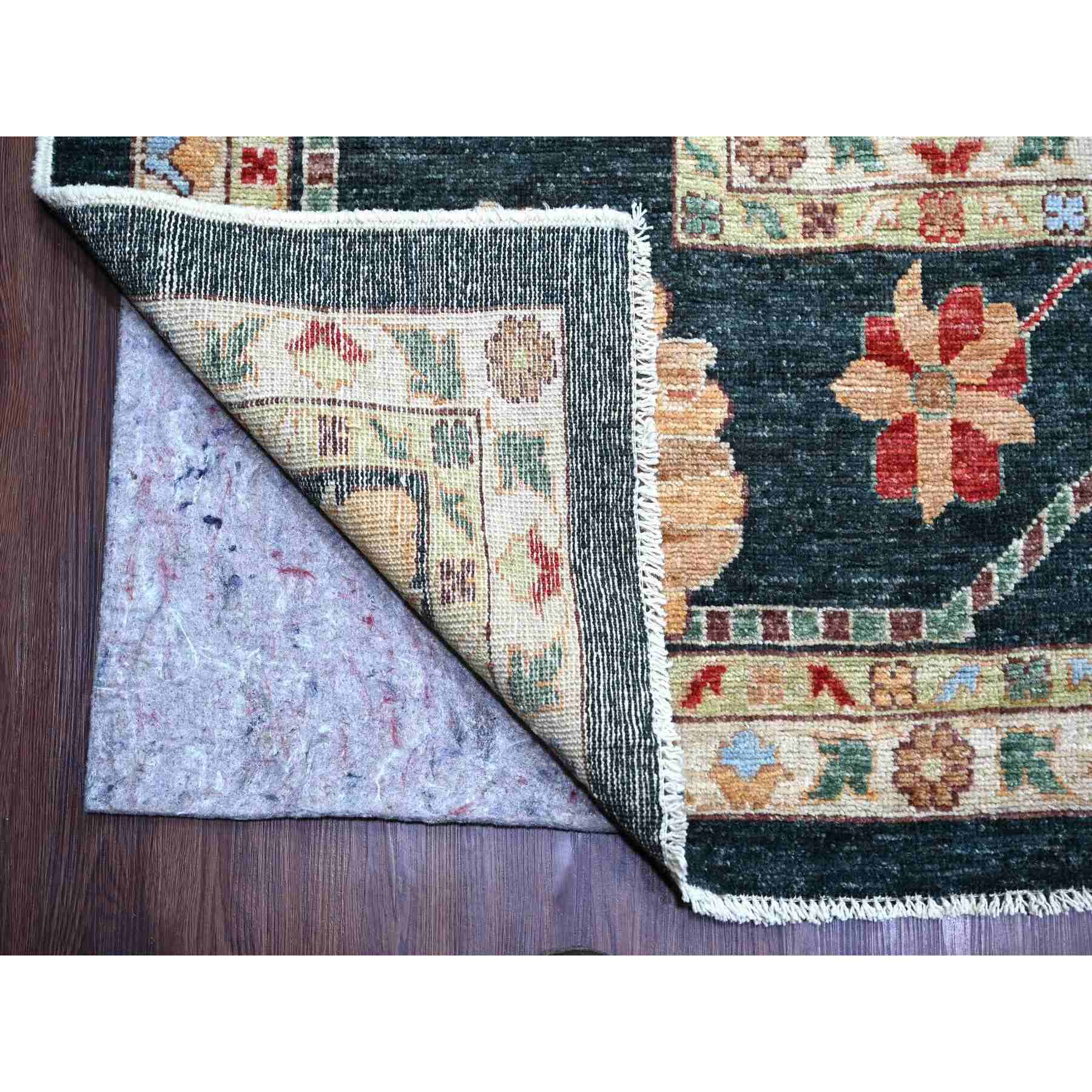 Oushak-And-Peshawar-Hand-Knotted-Rug-110920