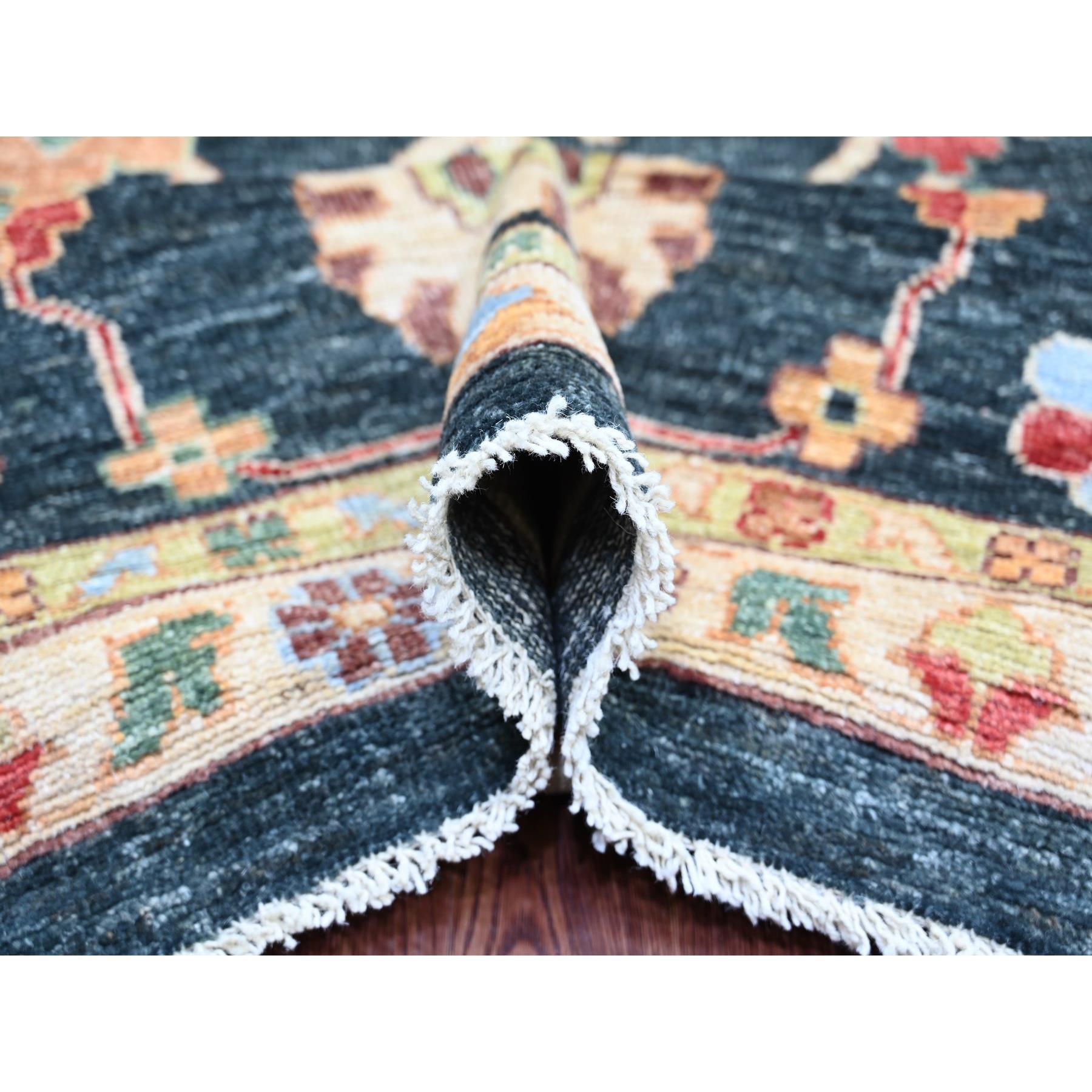Oushak-And-Peshawar-Hand-Knotted-Rug-110920