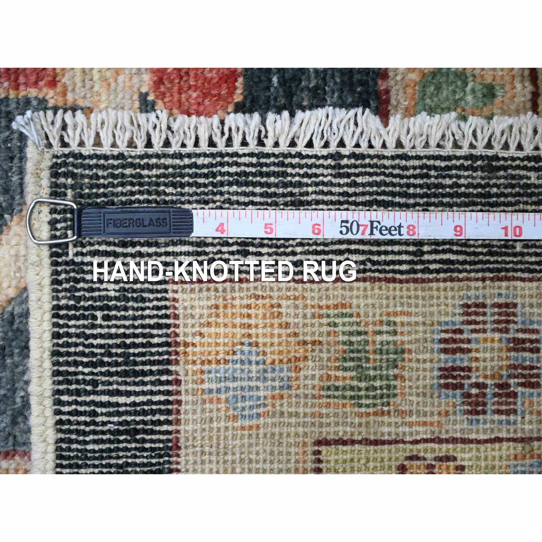 Oushak-And-Peshawar-Hand-Knotted-Rug-110920