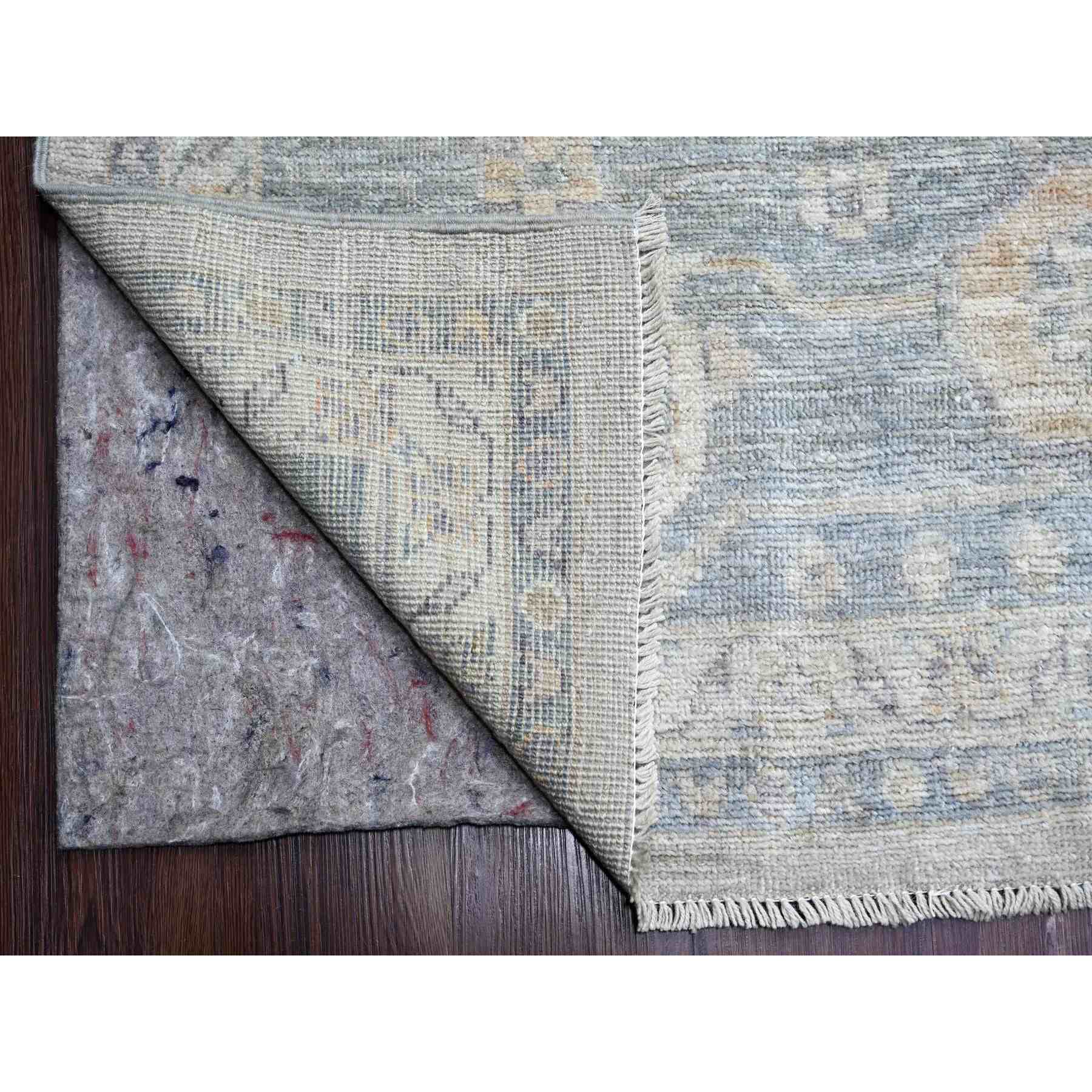 Oushak-And-Peshawar-Hand-Knotted-Rug-110925