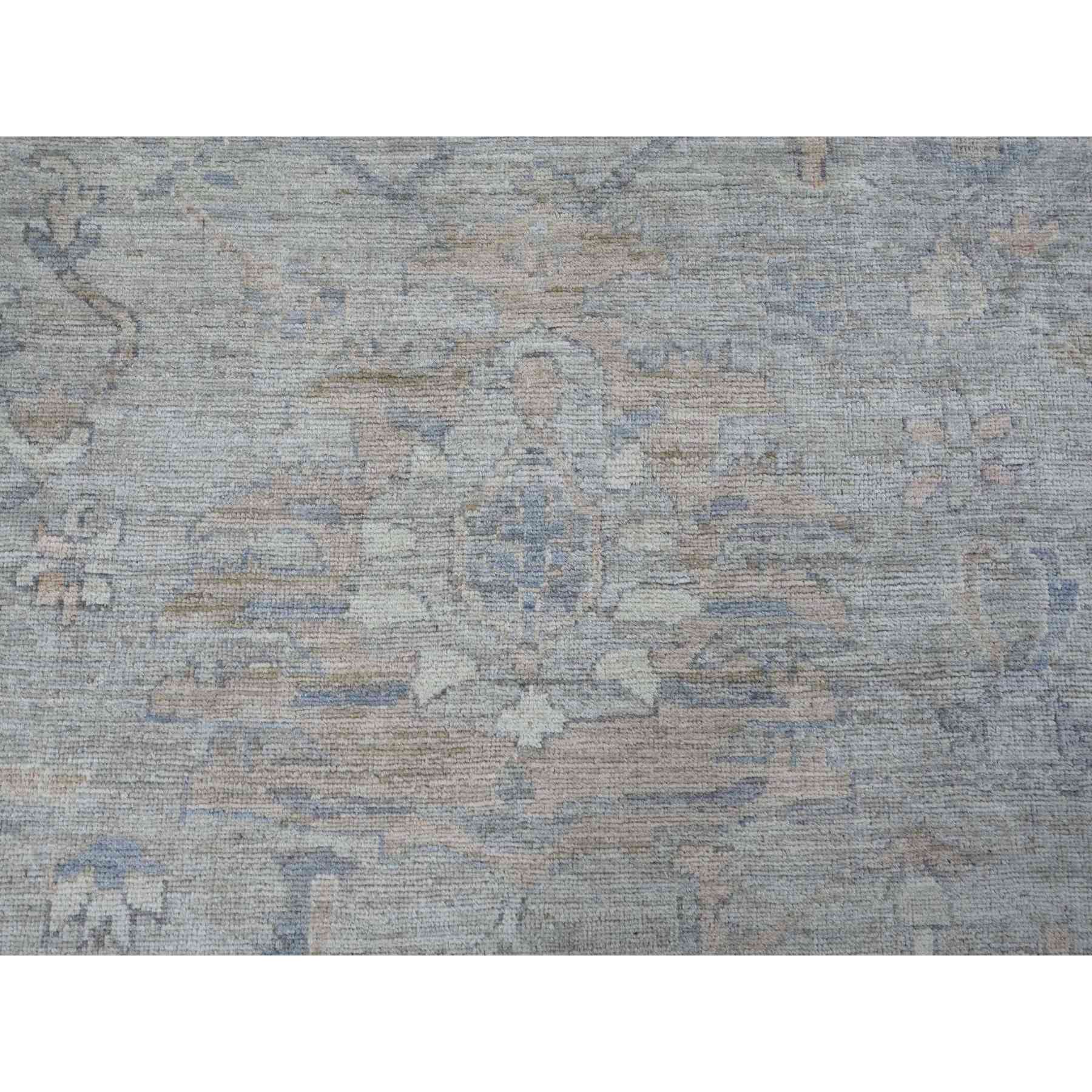 Oushak-And-Peshawar-Hand-Knotted-Rug-110925