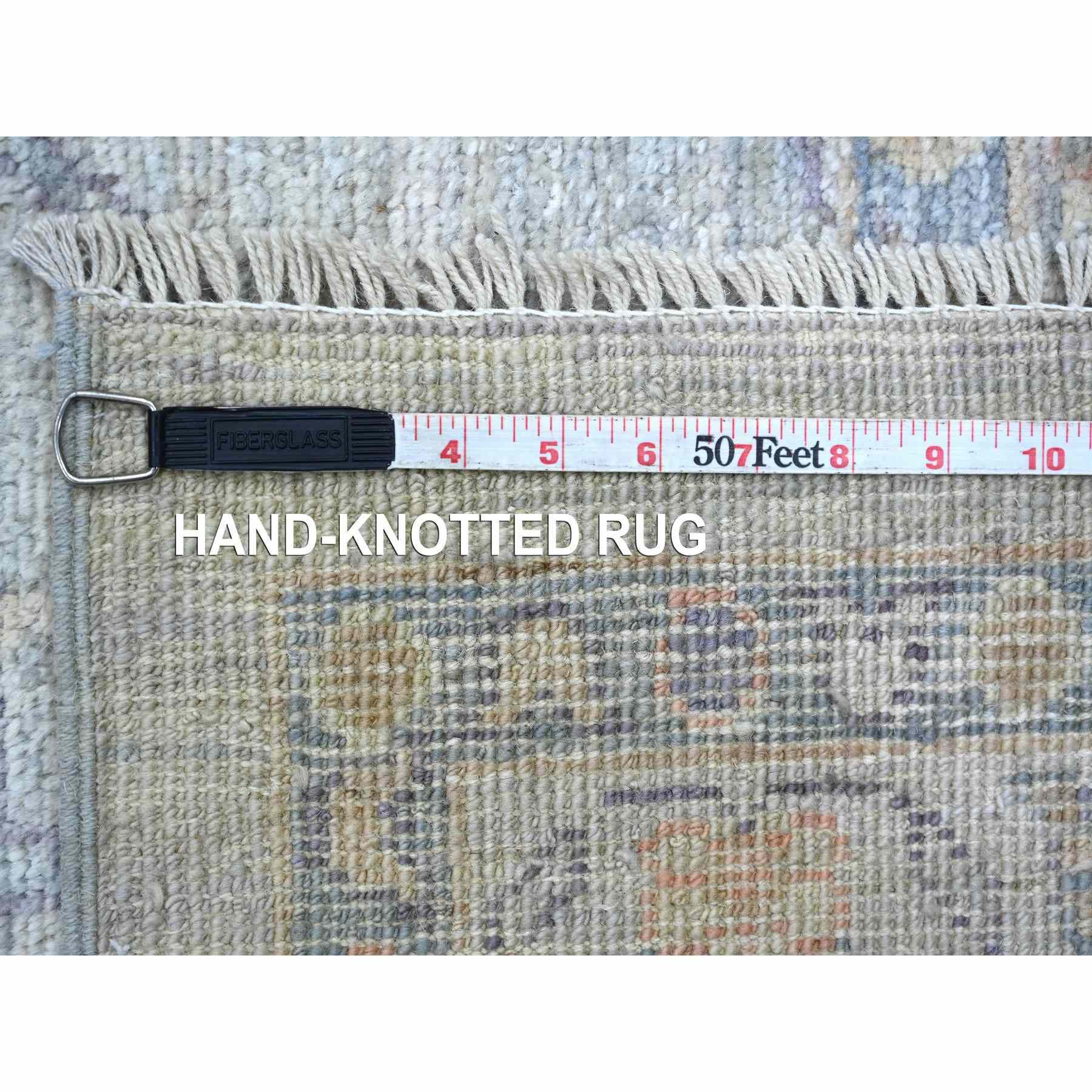 Oushak-And-Peshawar-Hand-Knotted-Rug-110925