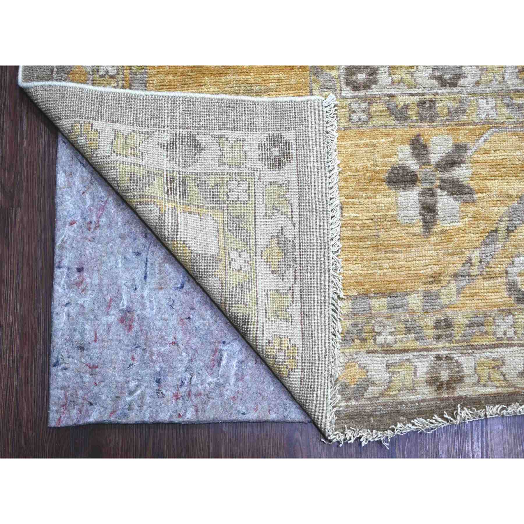 Oushak-And-Peshawar-Hand-Knotted-Rug-110930