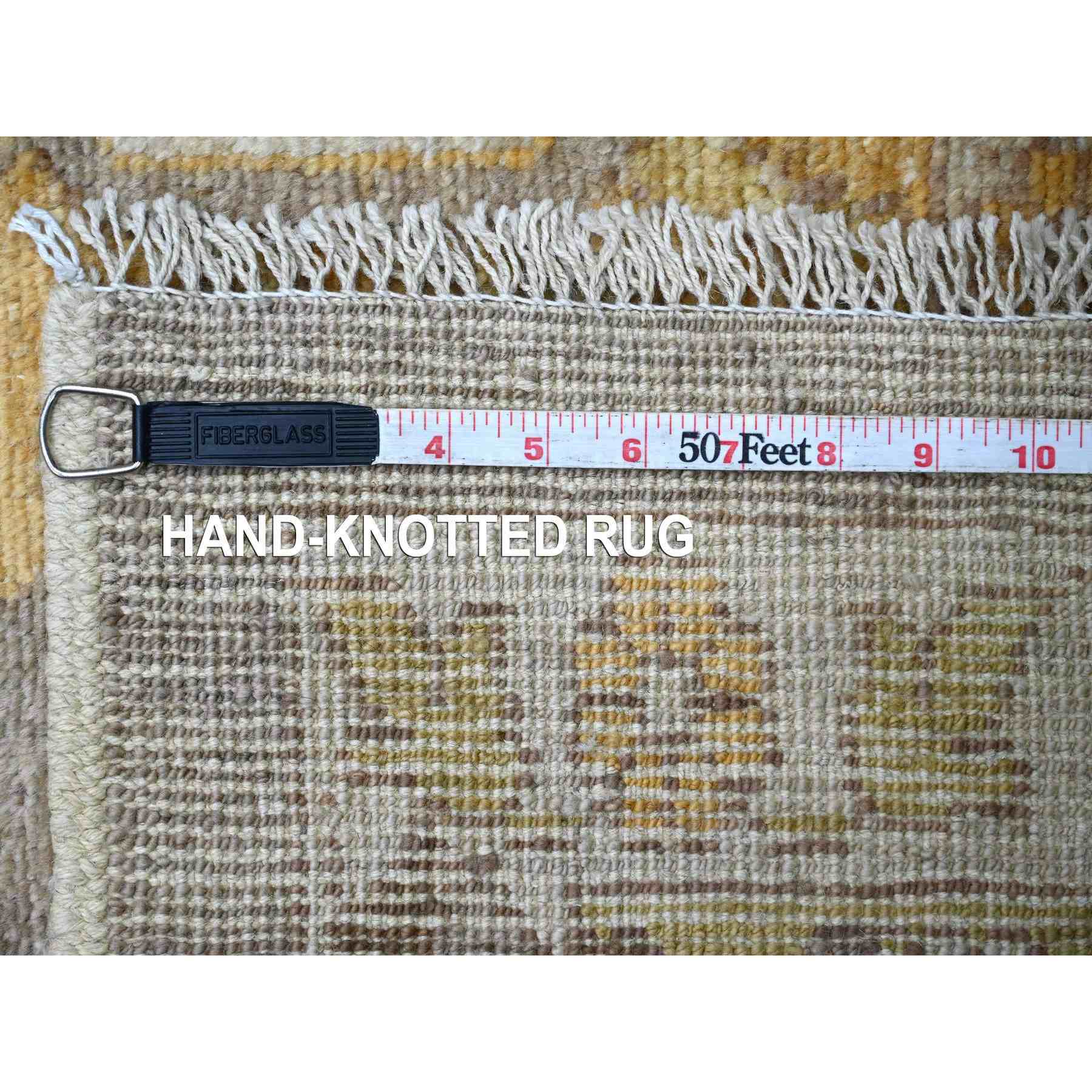Oushak-And-Peshawar-Hand-Knotted-Rug-110930