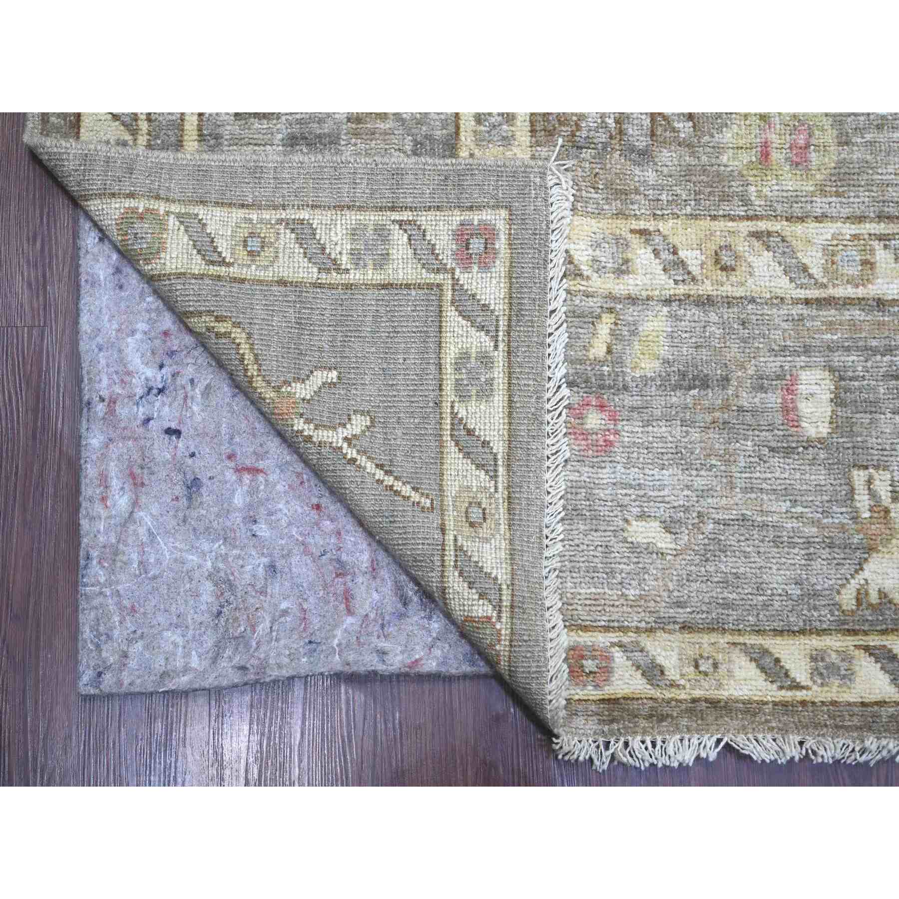 Oushak-And-Peshawar-Hand-Knotted-Rug-110935