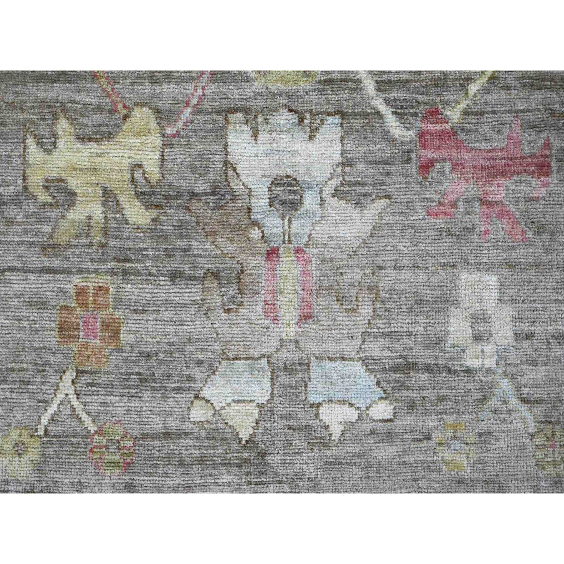 Oushak-And-Peshawar-Hand-Knotted-Rug-110935