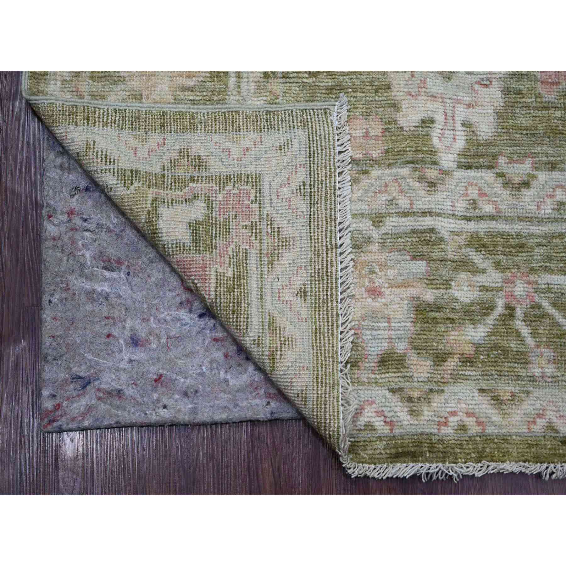 Oushak-And-Peshawar-Hand-Knotted-Rug-110940