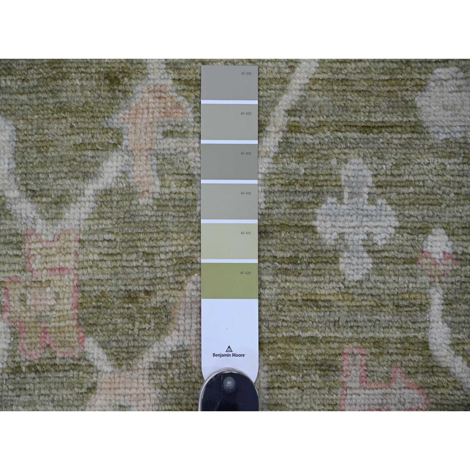 Oushak-And-Peshawar-Hand-Knotted-Rug-110940