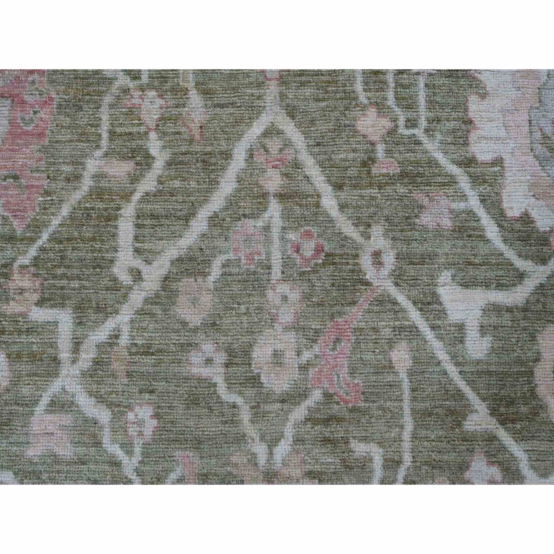 Oushak-And-Peshawar-Hand-Knotted-Rug-110940