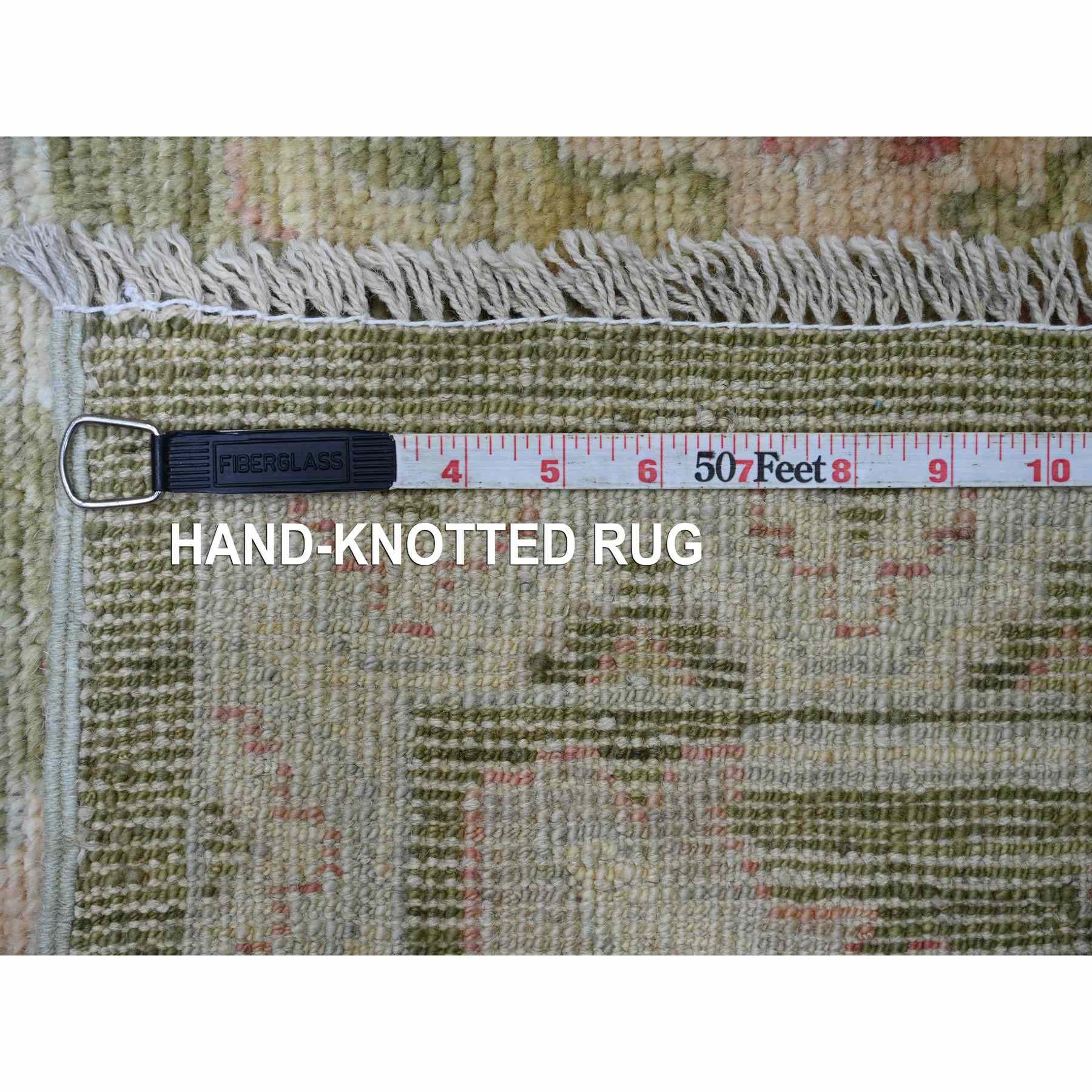 Oushak-And-Peshawar-Hand-Knotted-Rug-110940