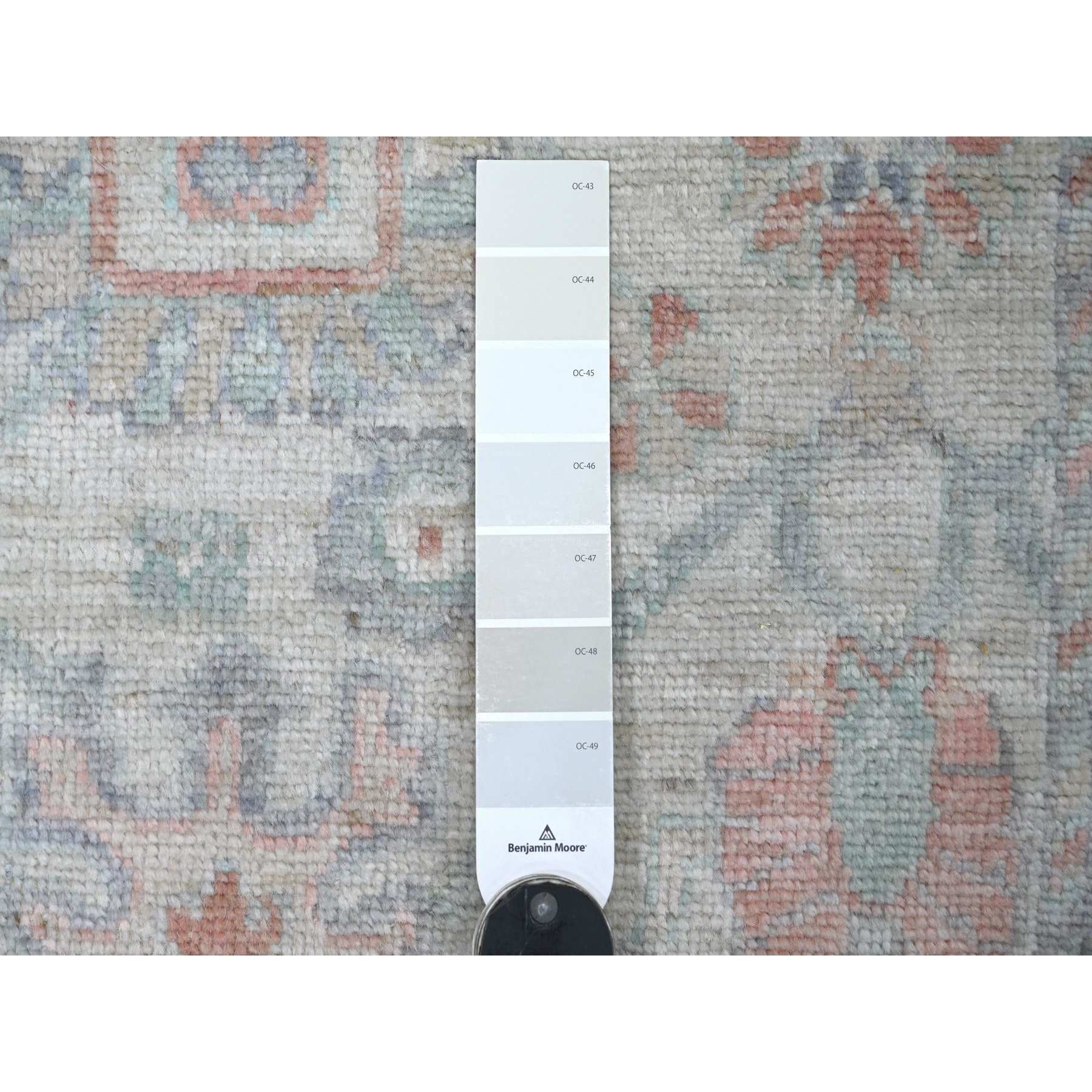 Oushak-And-Peshawar-Hand-Knotted-Rug-110945