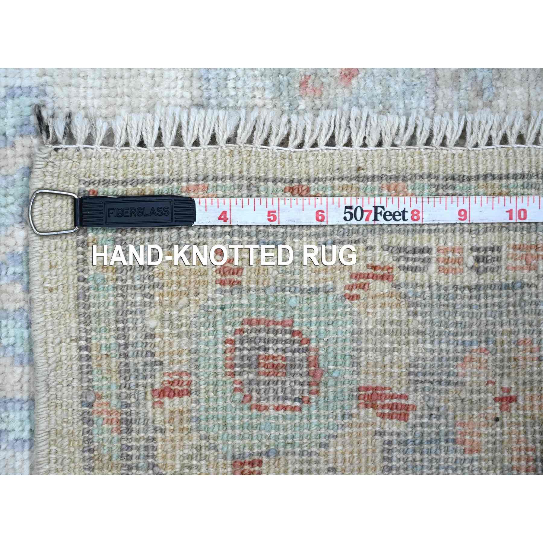 Oushak-And-Peshawar-Hand-Knotted-Rug-110945