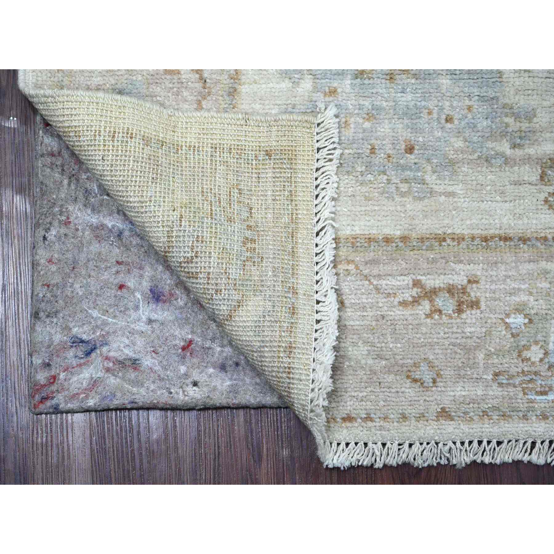 Oushak-And-Peshawar-Hand-Knotted-Rug-110955