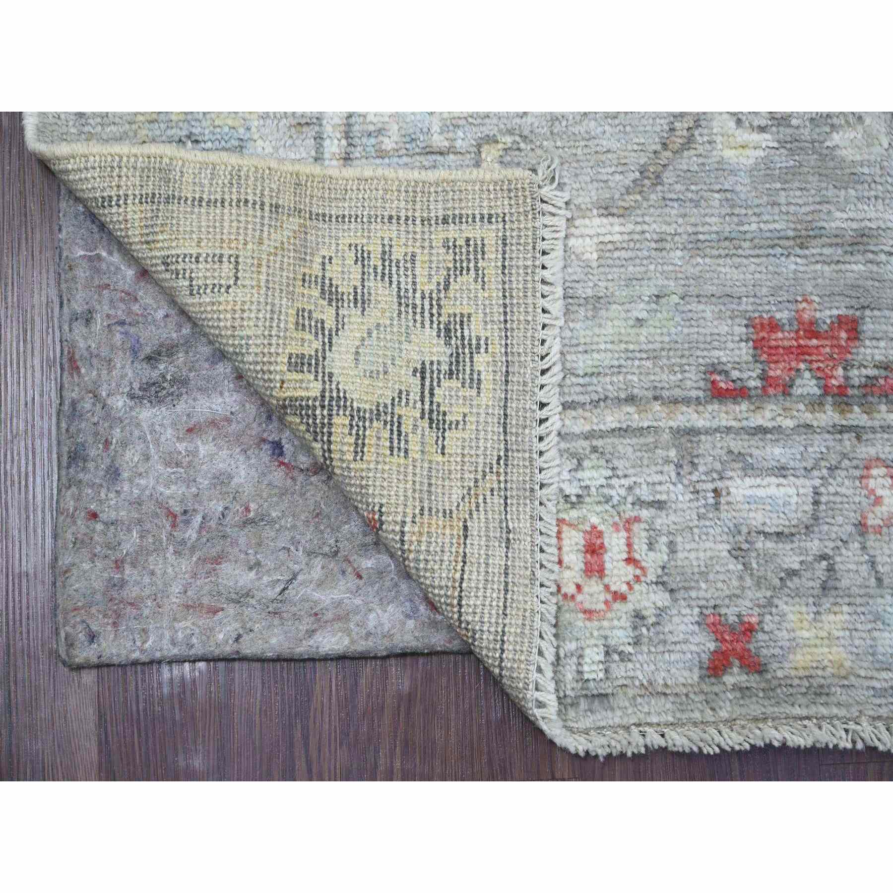 Oushak-And-Peshawar-Hand-Knotted-Rug-110960