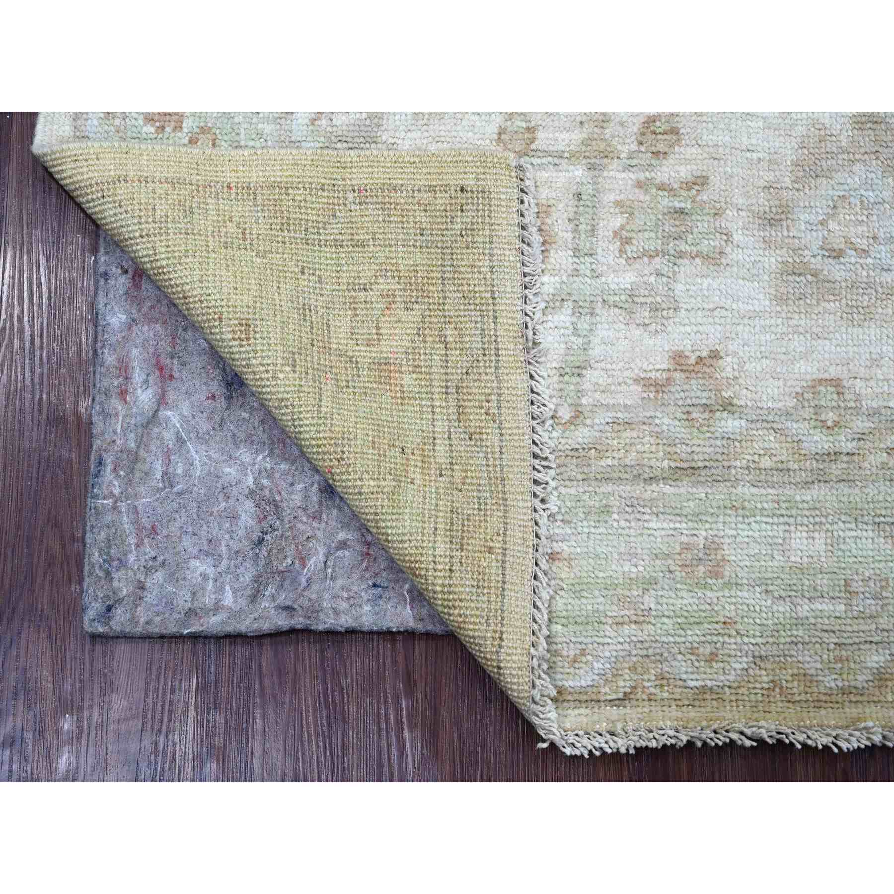 Oushak-And-Peshawar-Hand-Knotted-Rug-110965