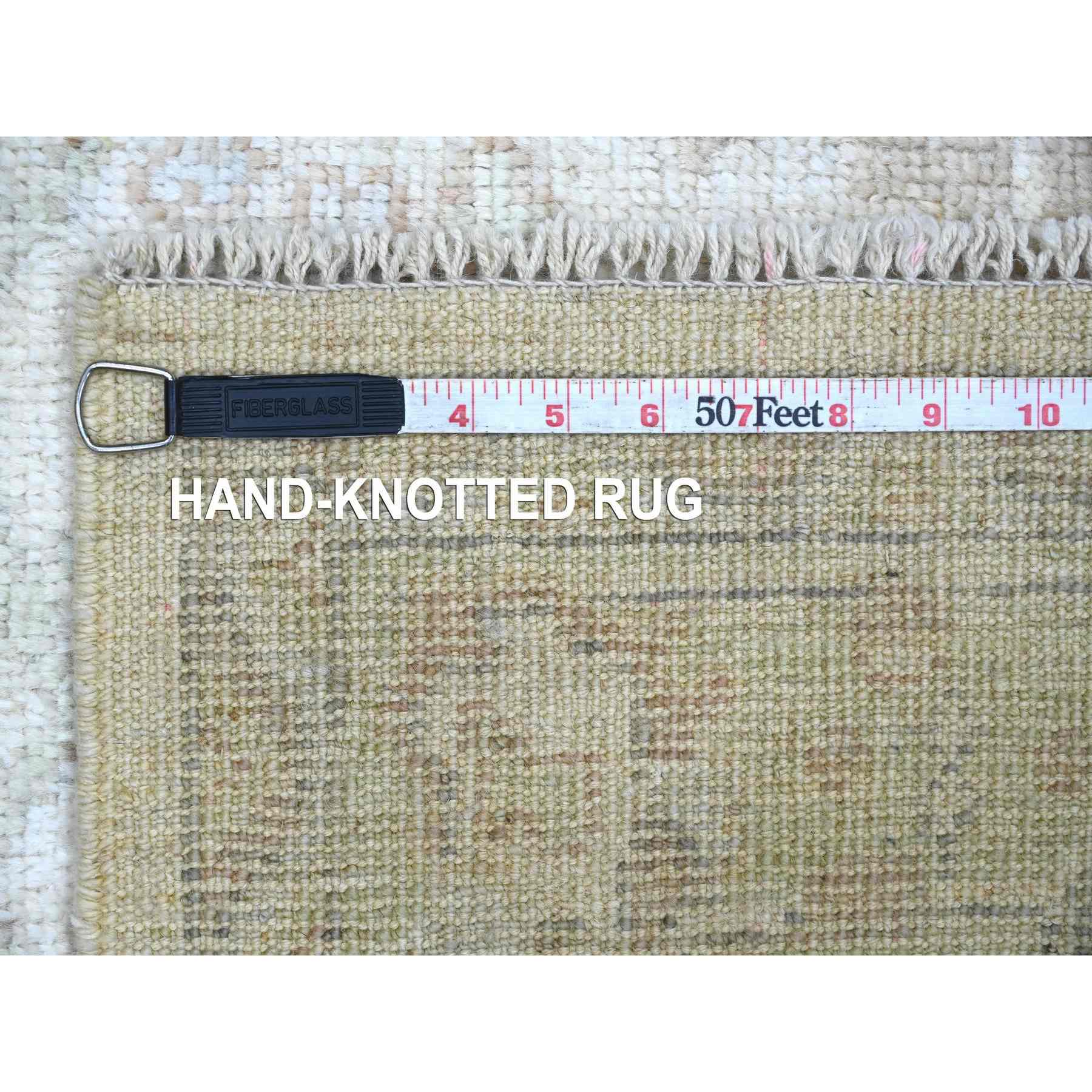 Oushak-And-Peshawar-Hand-Knotted-Rug-110965