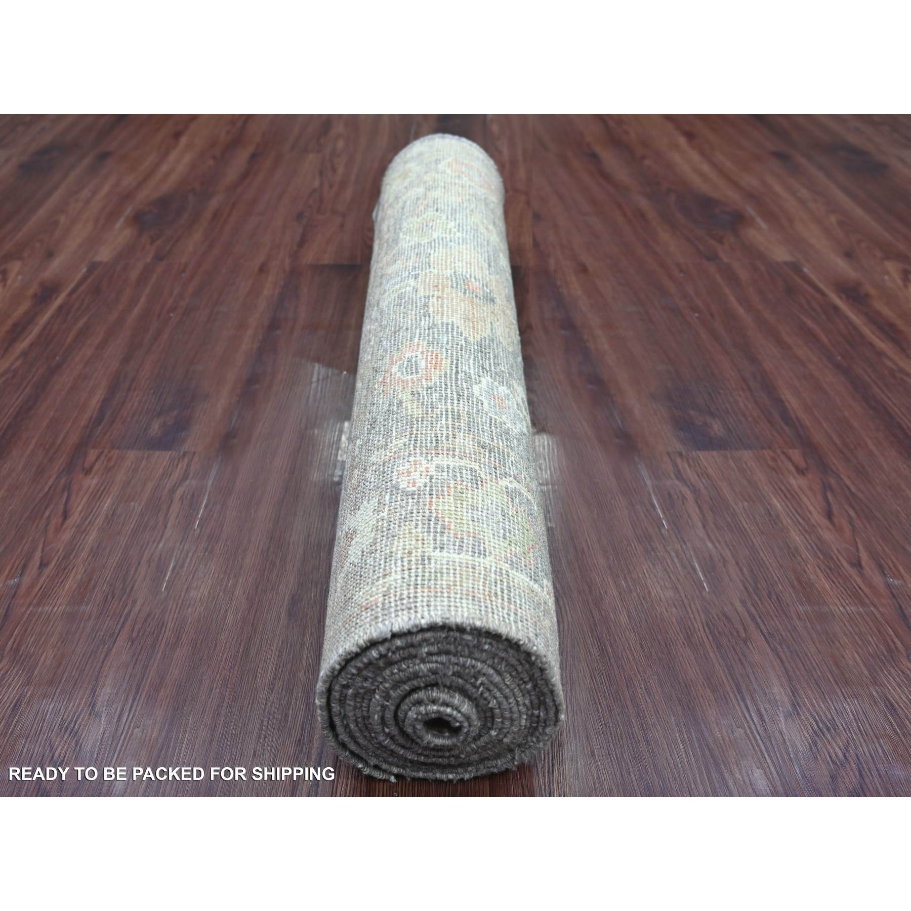 Oushak-And-Peshawar-Hand-Knotted-Rug-110970