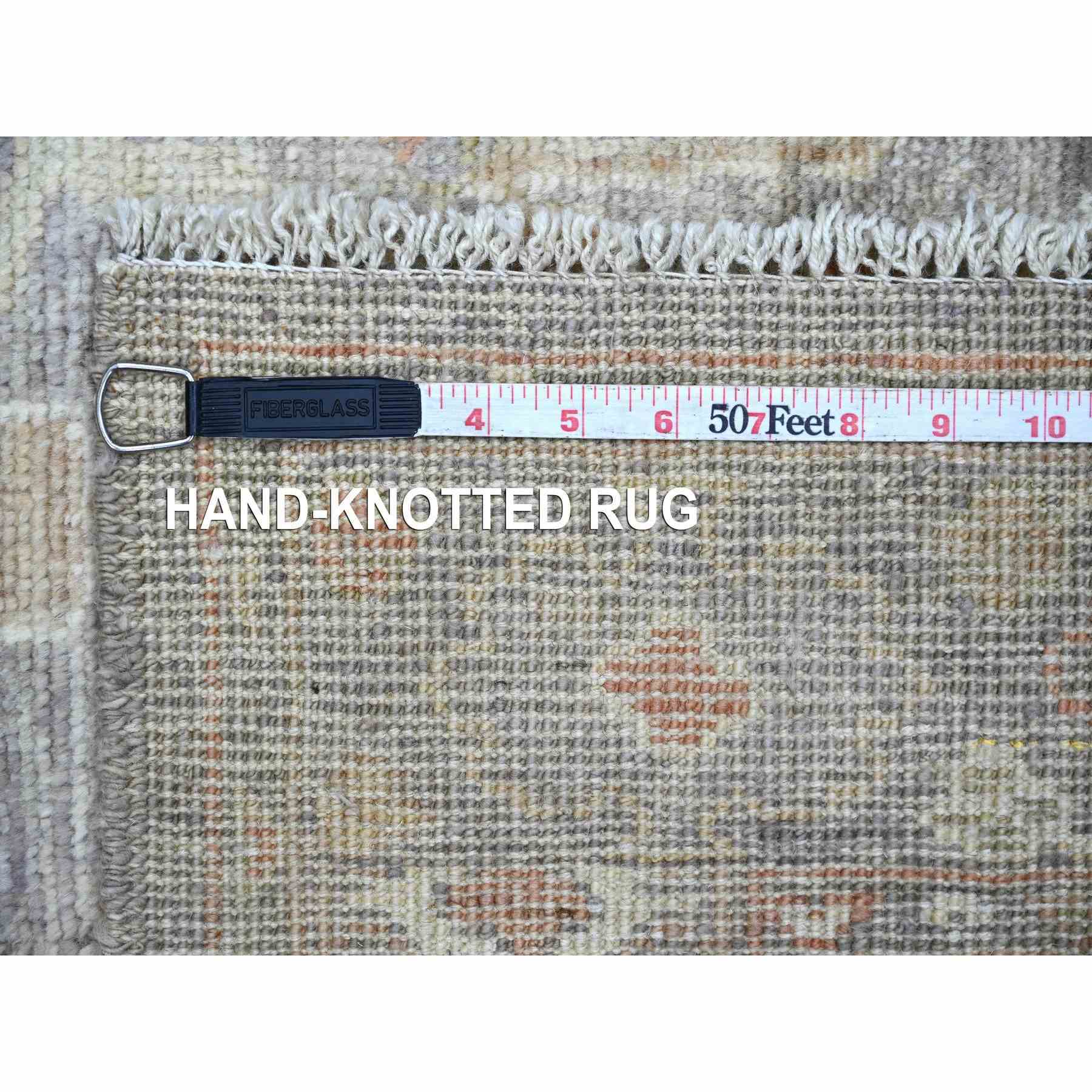 Oushak-And-Peshawar-Hand-Knotted-Rug-110970