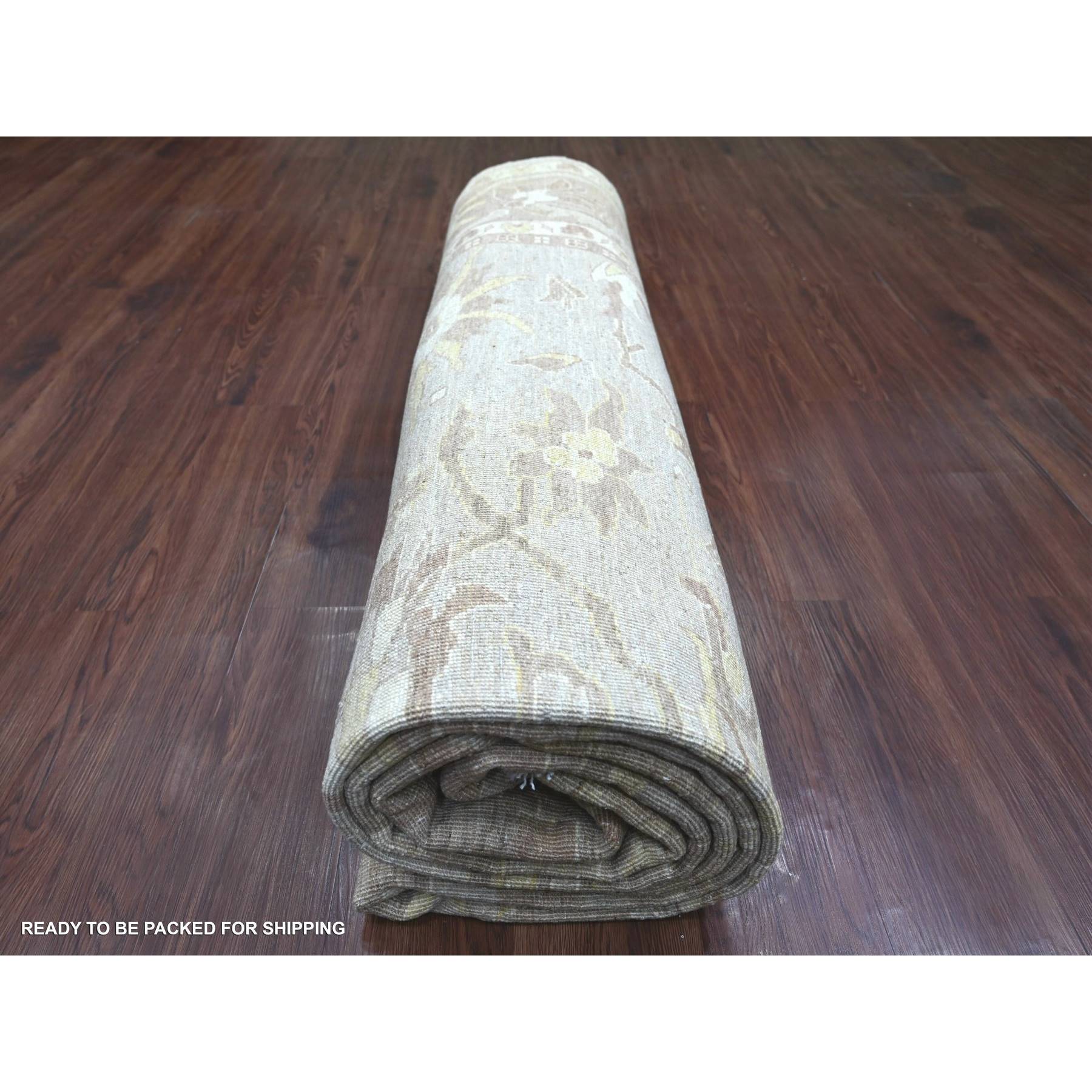 Oushak-And-Peshawar-Hand-Knotted-Rug-111135