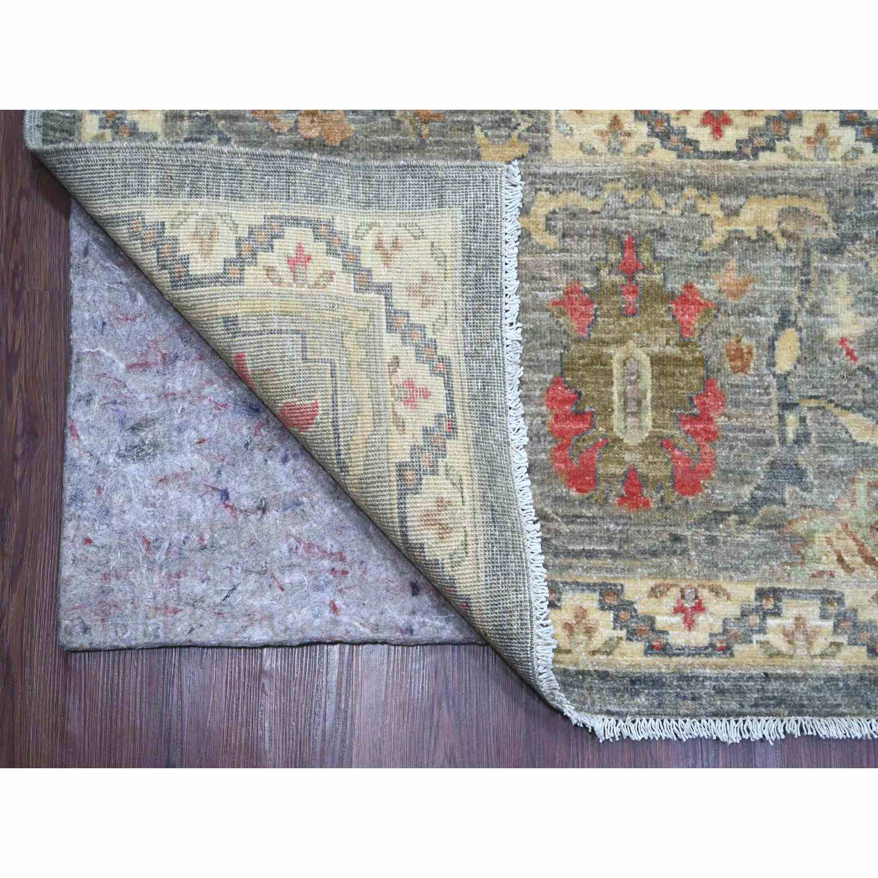 Oushak-And-Peshawar-Hand-Knotted-Rug-111140