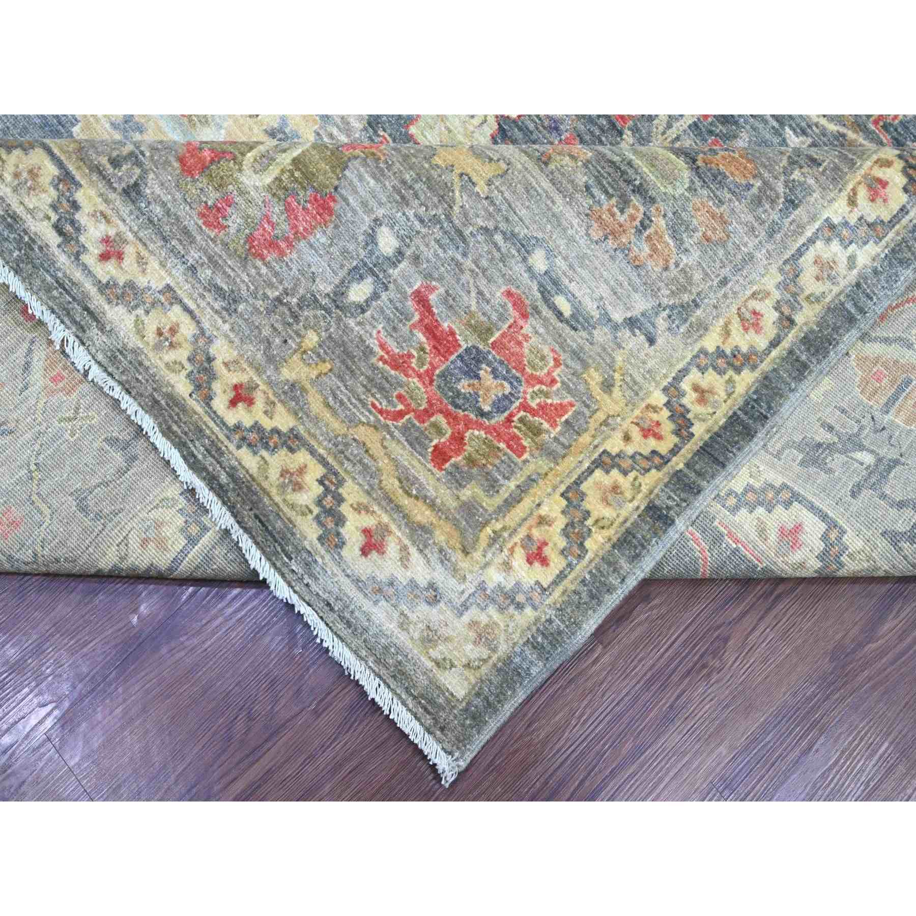Oushak-And-Peshawar-Hand-Knotted-Rug-111140