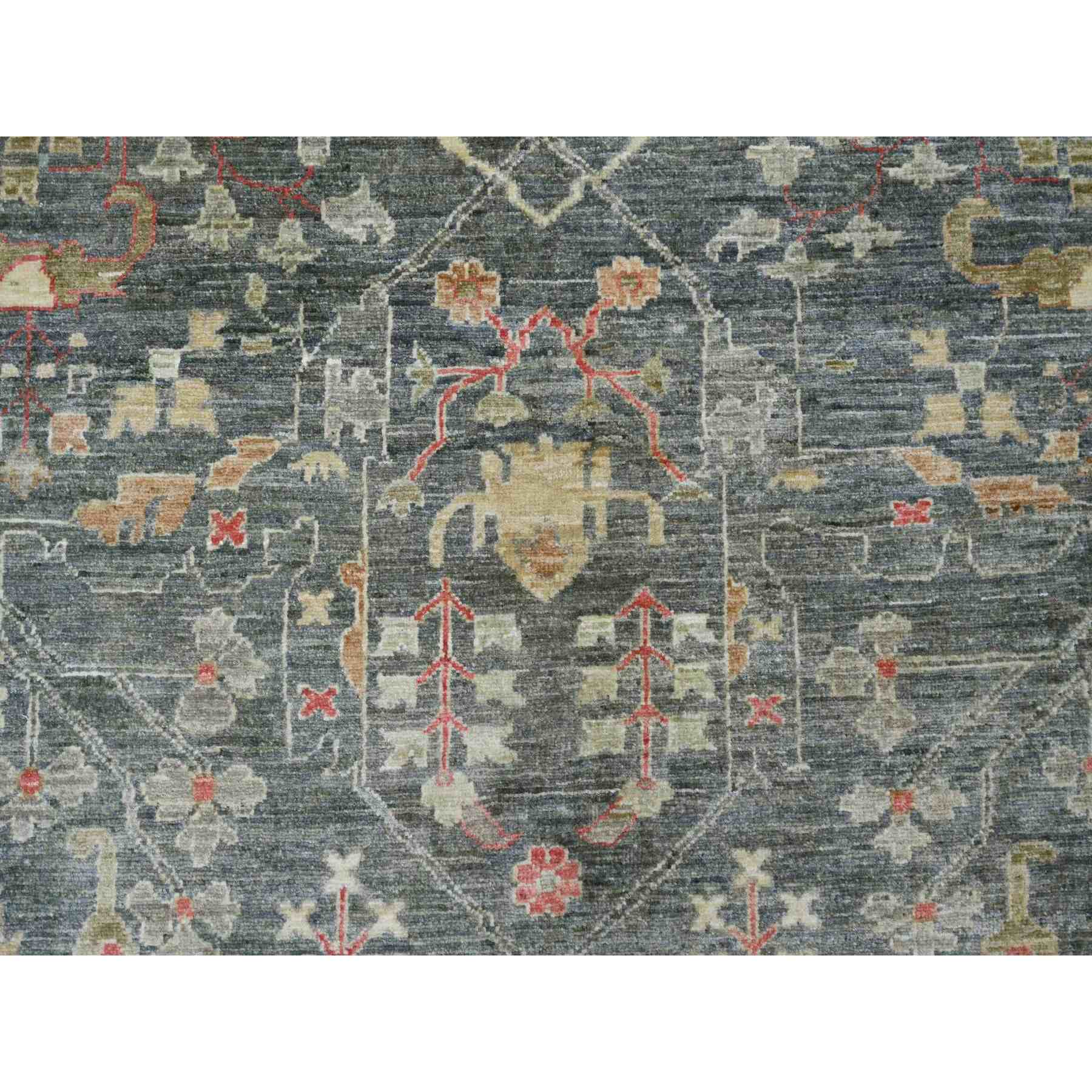 Oushak-And-Peshawar-Hand-Knotted-Rug-111140