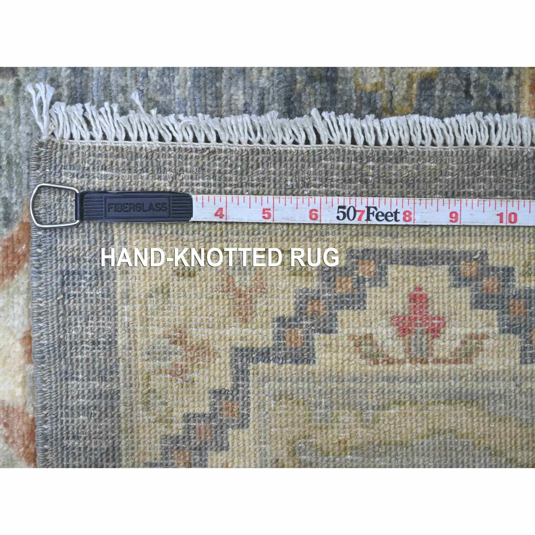 Oushak-And-Peshawar-Hand-Knotted-Rug-111140