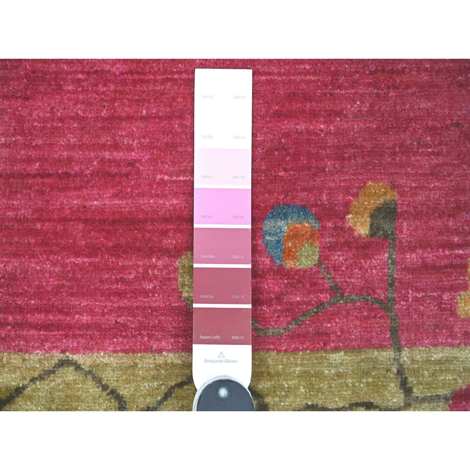 Oushak-And-Peshawar-Hand-Knotted-Rug-111145