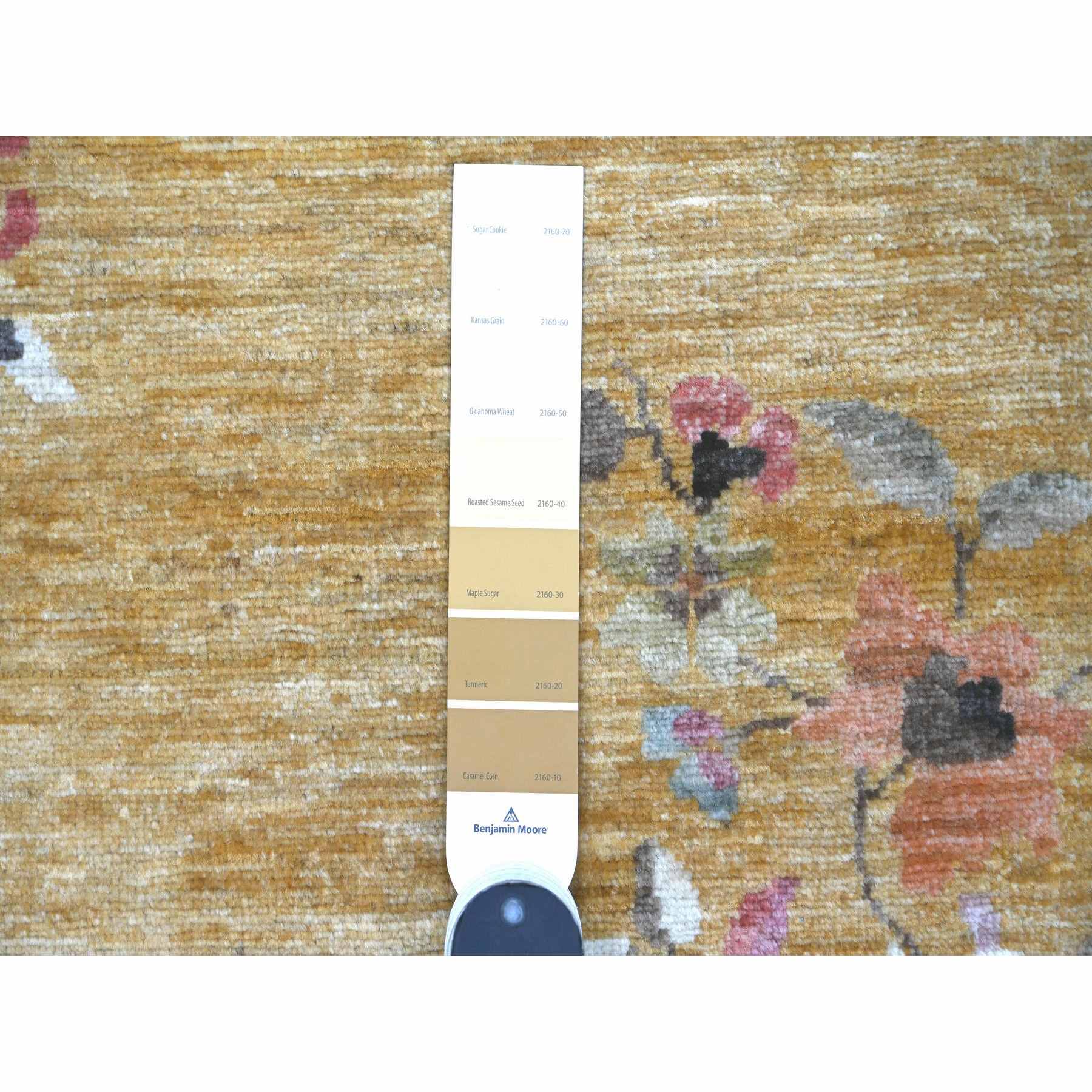 Oushak-And-Peshawar-Hand-Knotted-Rug-111155