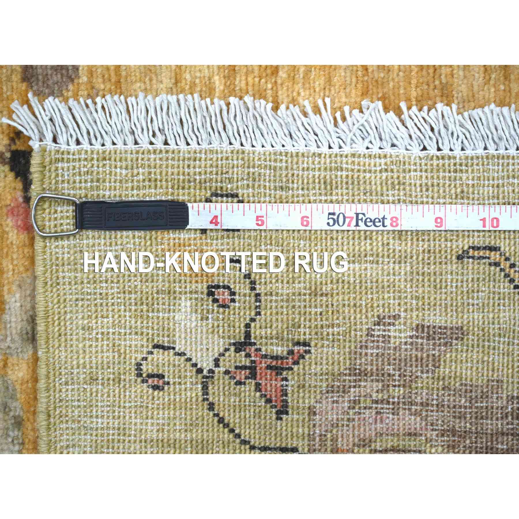 Oushak-And-Peshawar-Hand-Knotted-Rug-111155