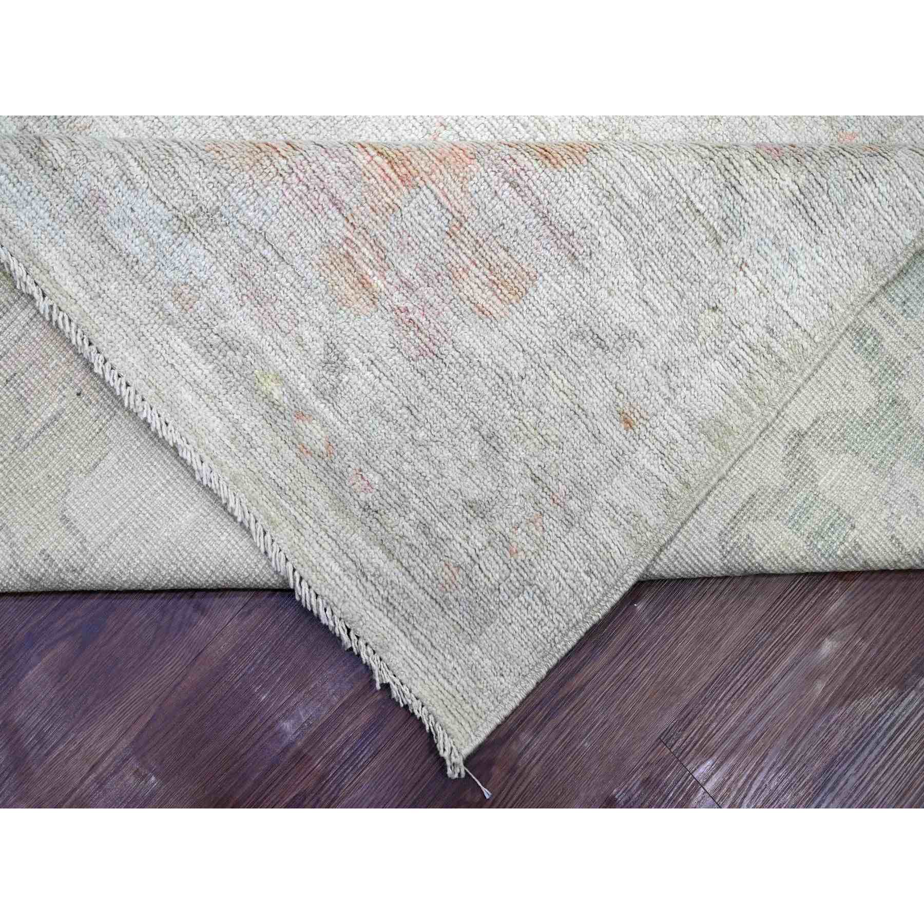 Oushak-And-Peshawar-Hand-Knotted-Rug-111160