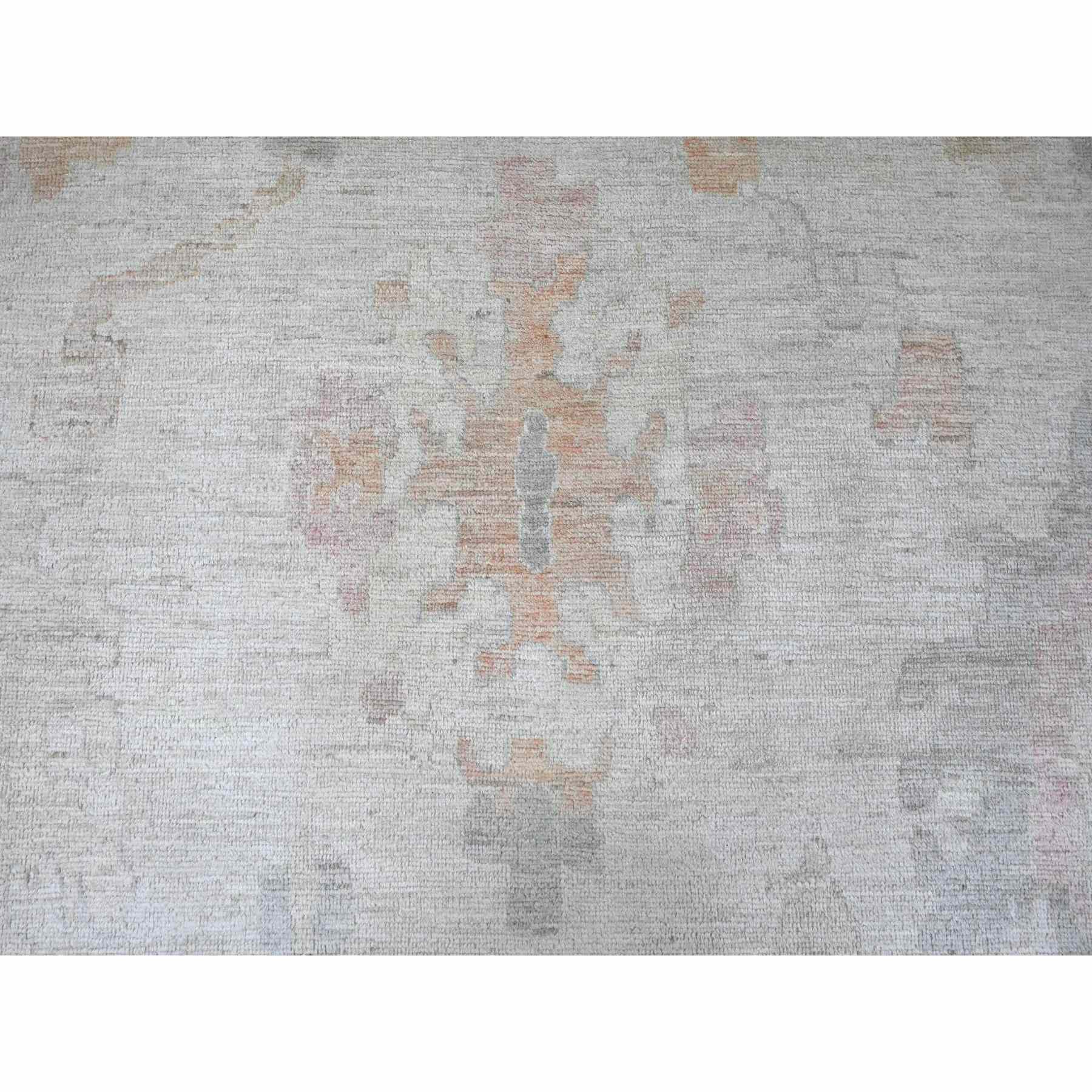 Oushak-And-Peshawar-Hand-Knotted-Rug-111160