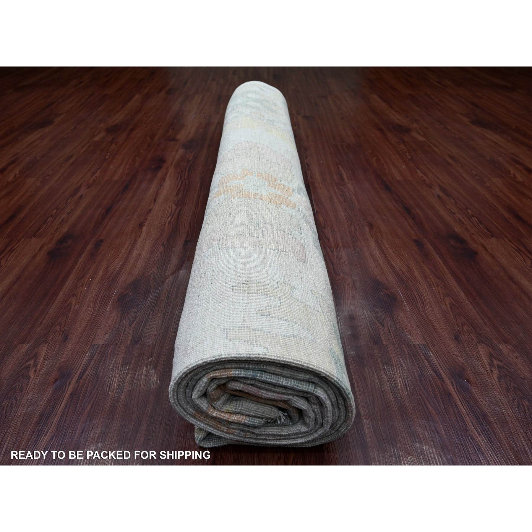 Oushak-And-Peshawar-Hand-Knotted-Rug-111160