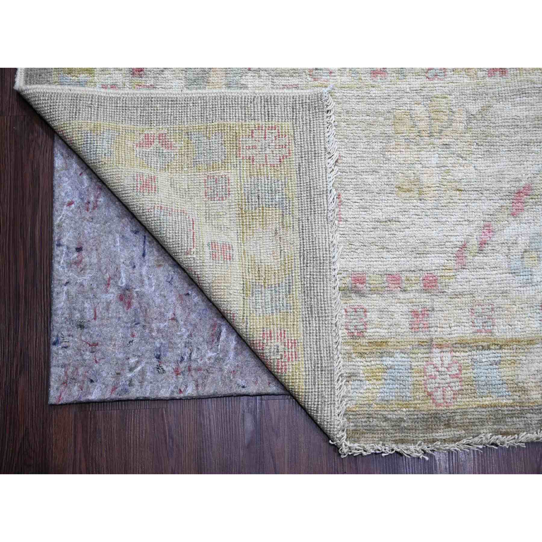 Oushak-And-Peshawar-Hand-Knotted-Rug-111165