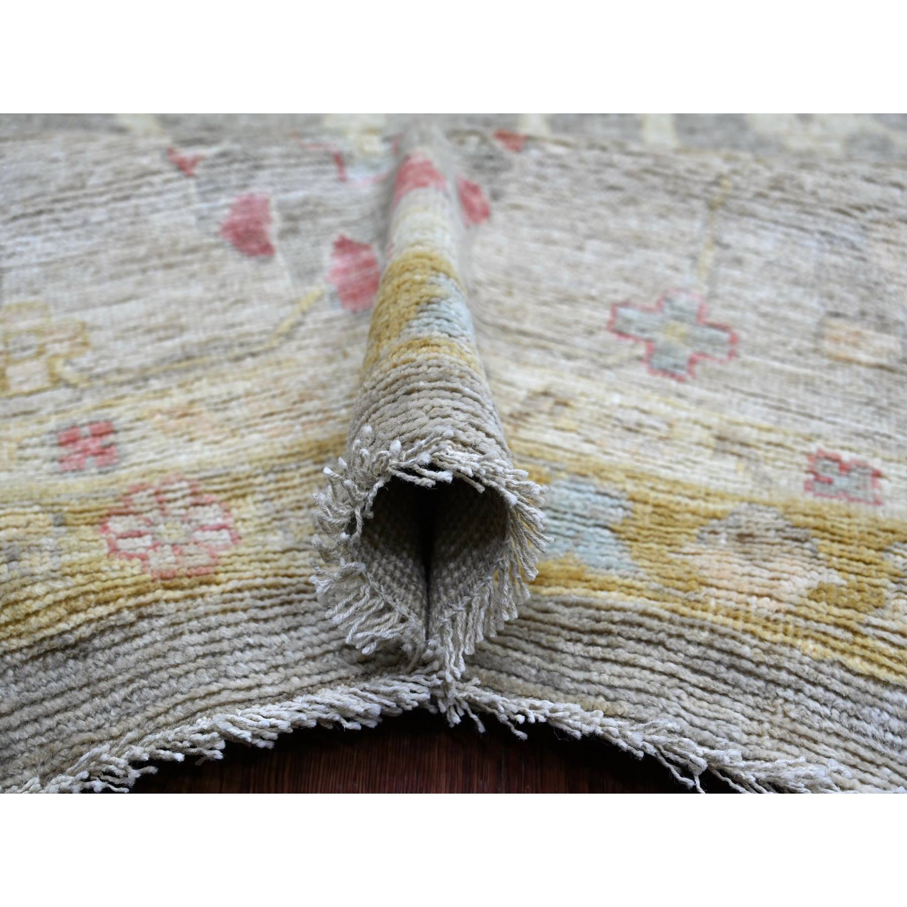 Oushak-And-Peshawar-Hand-Knotted-Rug-111165