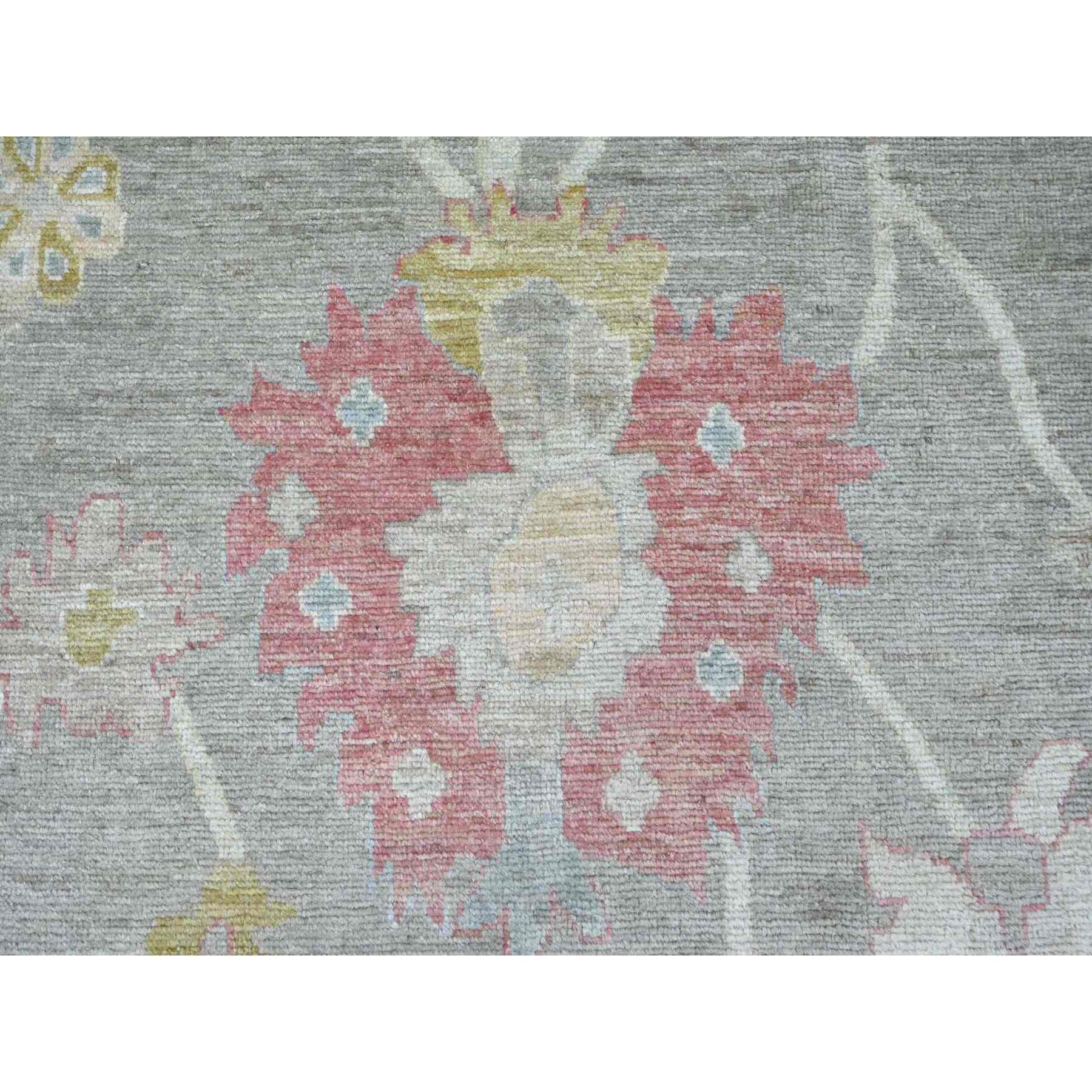 Oushak-And-Peshawar-Hand-Knotted-Rug-111165