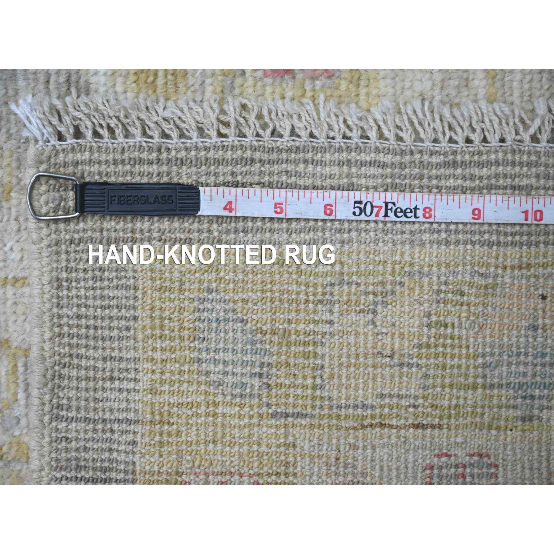 Oushak-And-Peshawar-Hand-Knotted-Rug-111165