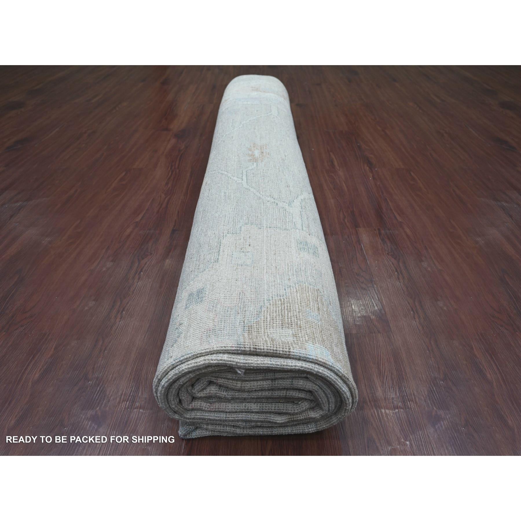 Oushak-And-Peshawar-Hand-Knotted-Rug-111170