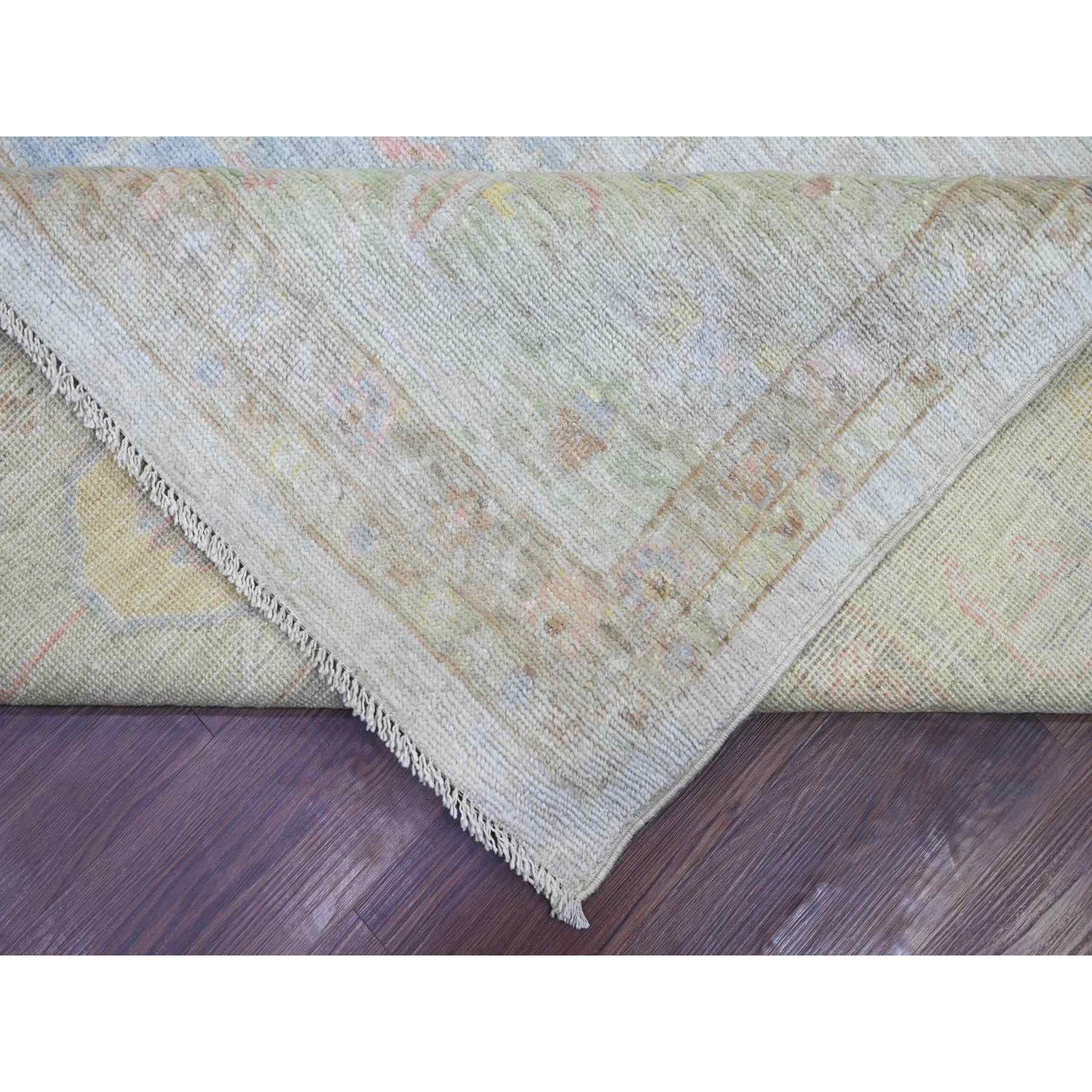 Oushak-And-Peshawar-Hand-Knotted-Rug-111175