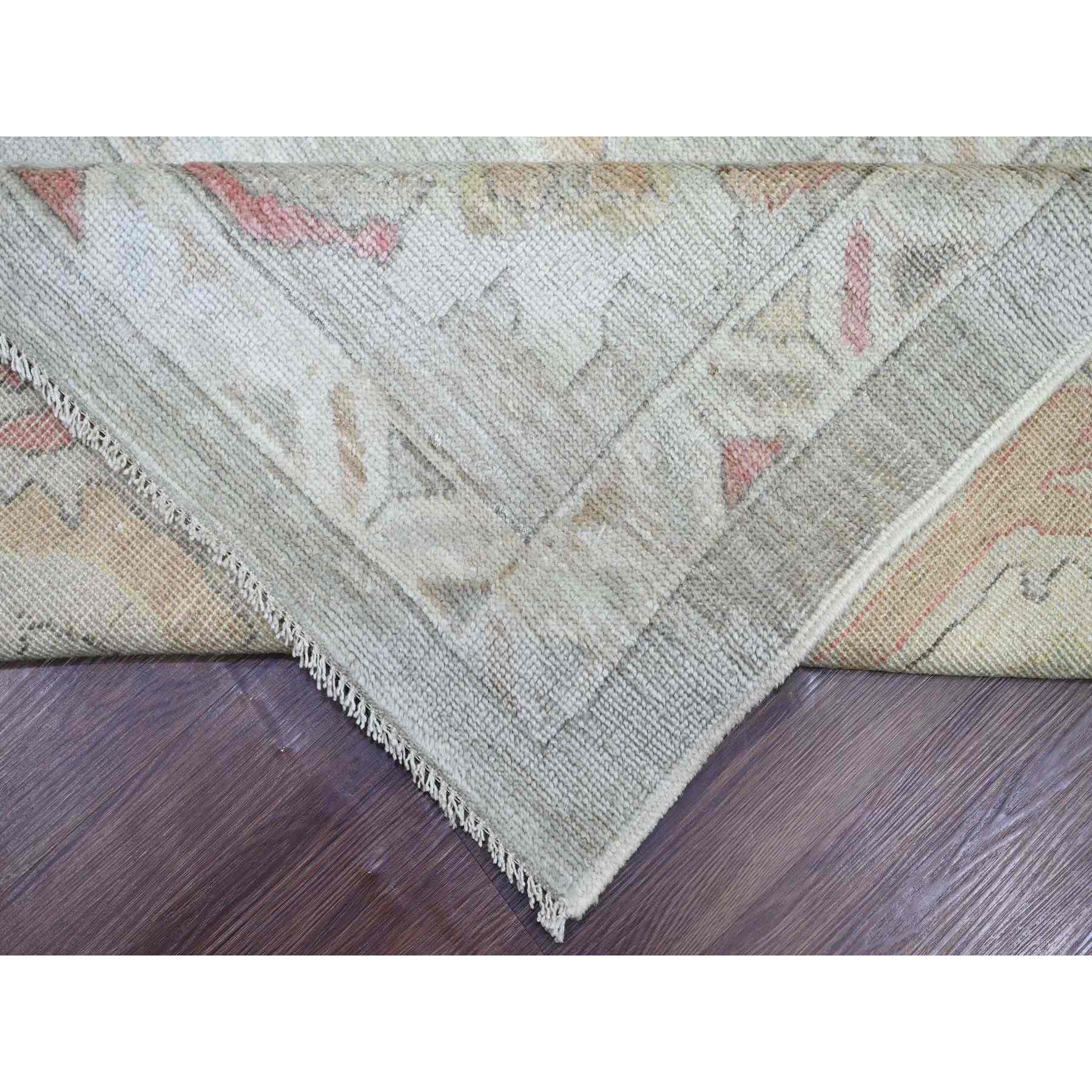 Oushak-And-Peshawar-Hand-Knotted-Rug-111180