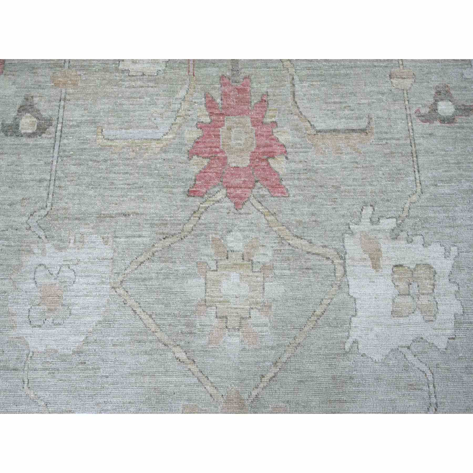 Oushak-And-Peshawar-Hand-Knotted-Rug-111180