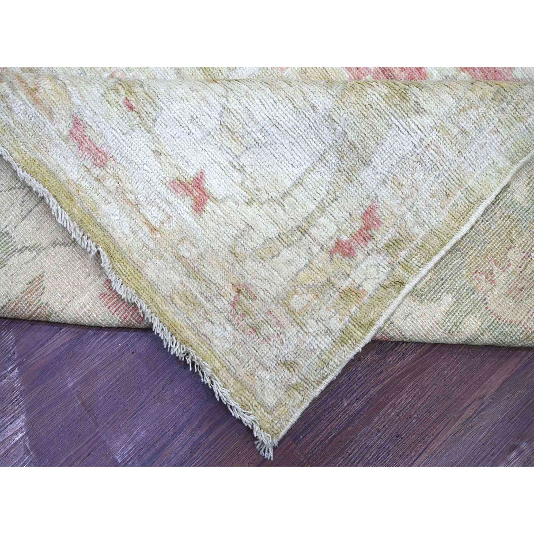 Oushak-And-Peshawar-Hand-Knotted-Rug-111185