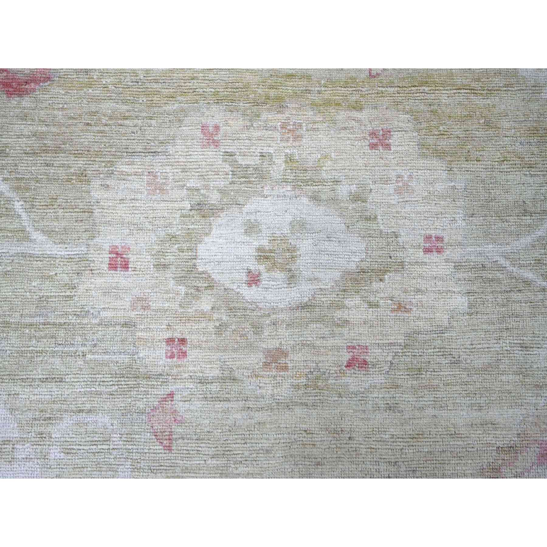 Oushak-And-Peshawar-Hand-Knotted-Rug-111185
