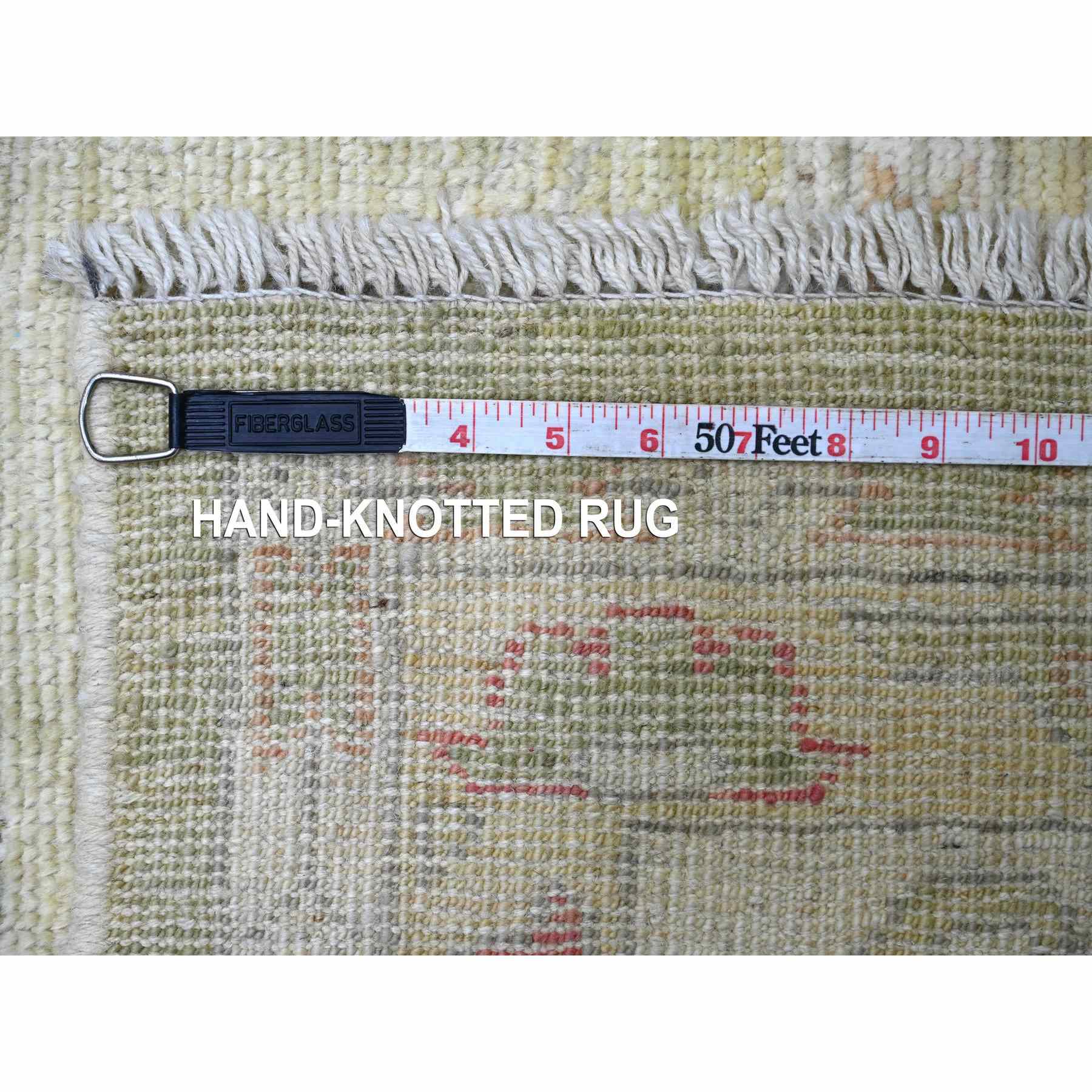 Oushak-And-Peshawar-Hand-Knotted-Rug-111185