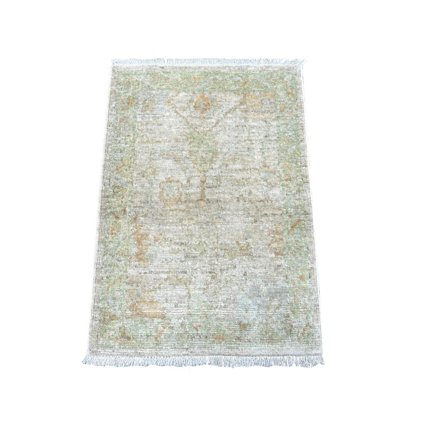 Oushak-And-Peshawar-Hand-Knotted-Rug-111200