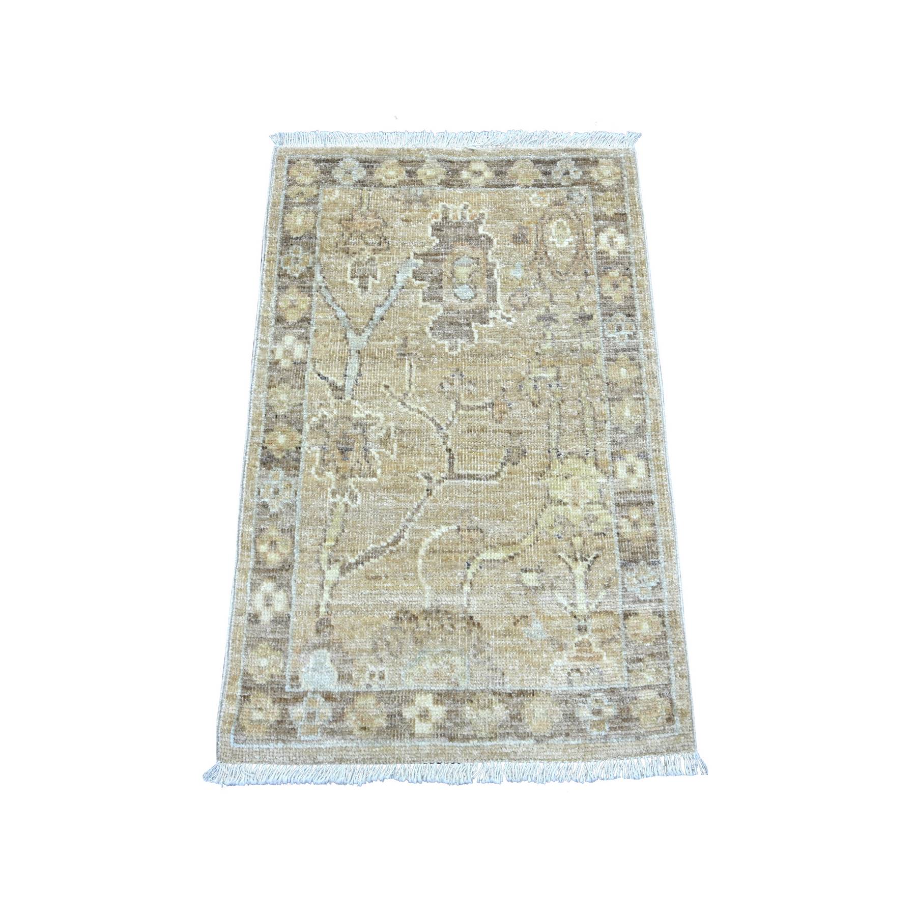 Oushak-And-Peshawar-Hand-Knotted-Rug-111205