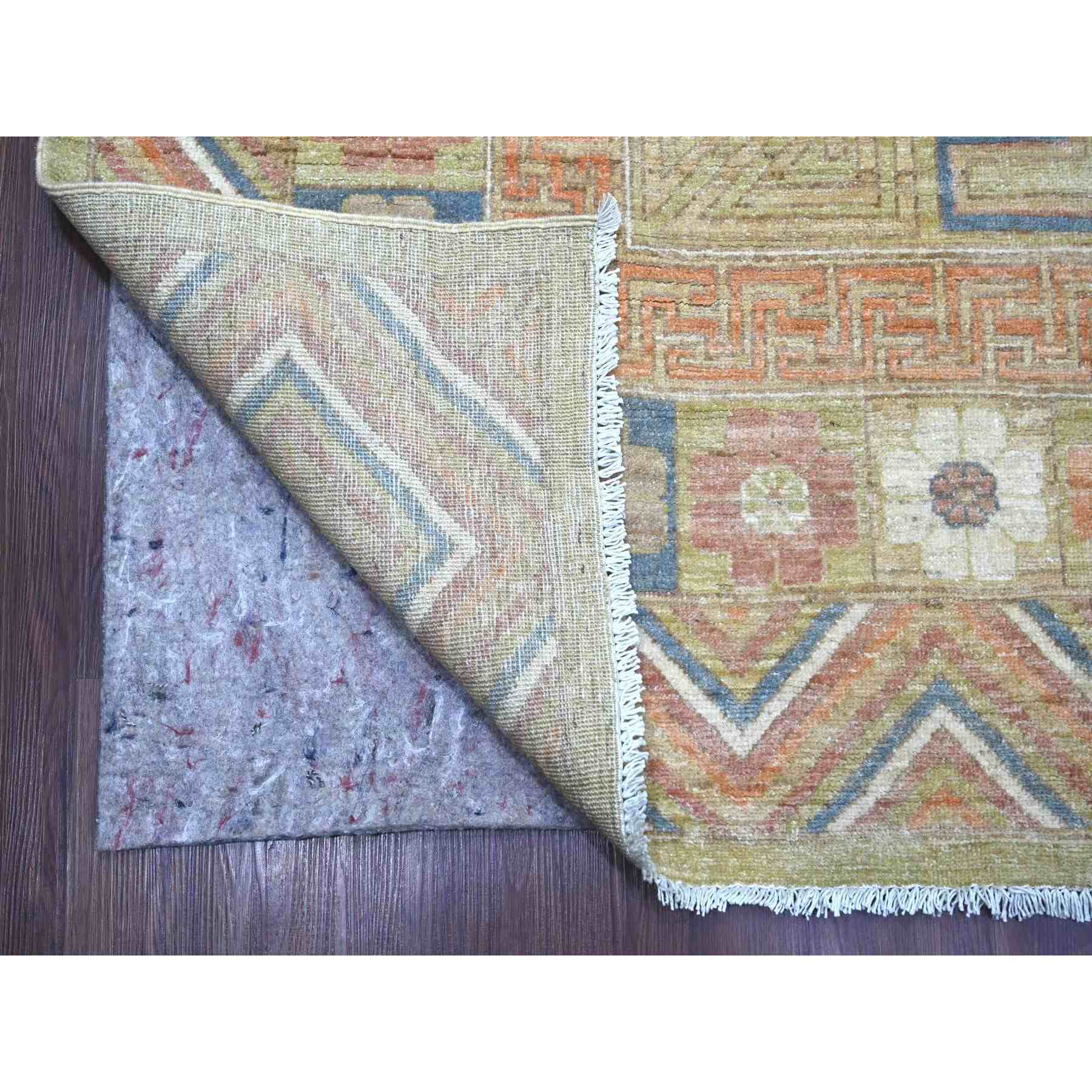 Oushak-And-Peshawar-Hand-Knotted-Rug-111235